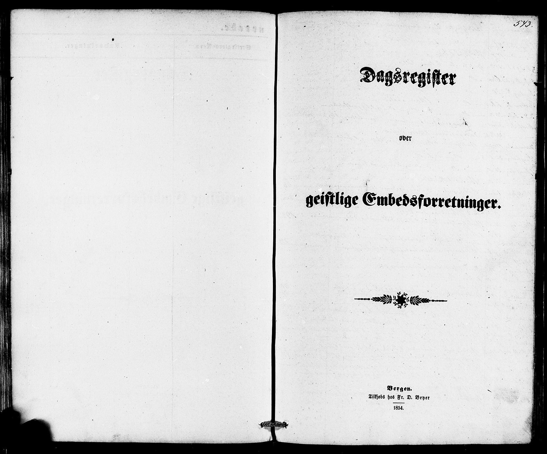 Skjold sokneprestkontor, SAST/A-101847/H/Ha/Haa/L0008: Parish register (official) no. A 8, 1856-1882, p. 543