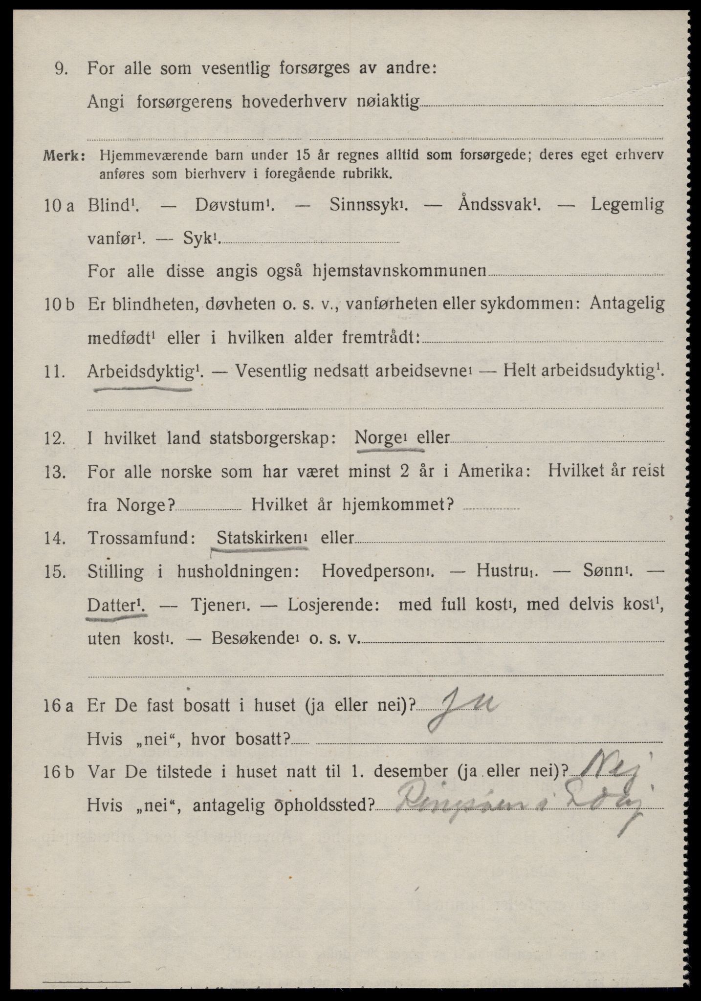 SAT, 1920 census for Edøy, 1920, p. 1811