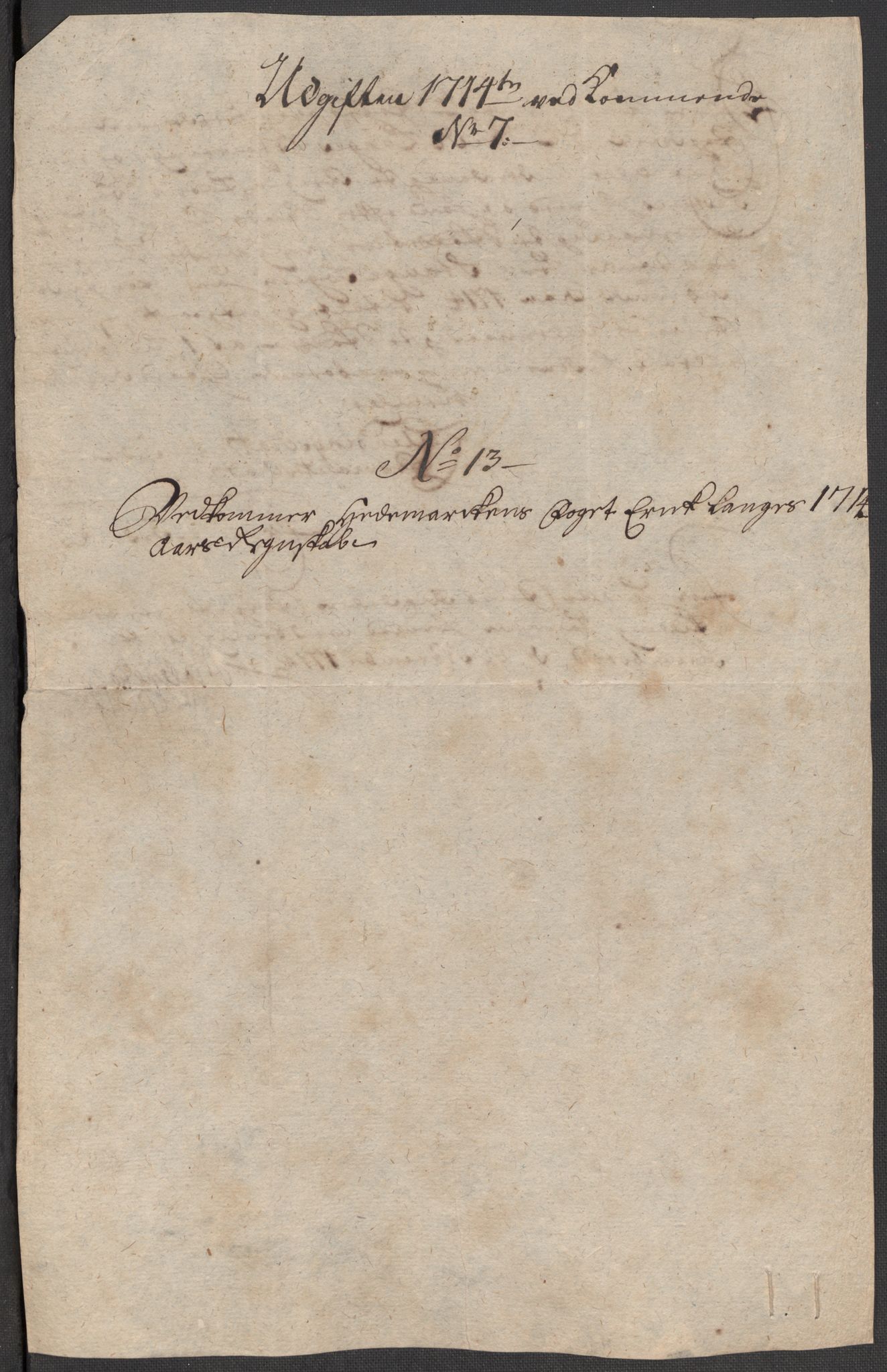 Rentekammeret inntil 1814, Reviderte regnskaper, Fogderegnskap, AV/RA-EA-4092/R16/L1051: Fogderegnskap Hedmark, 1714, p. 309