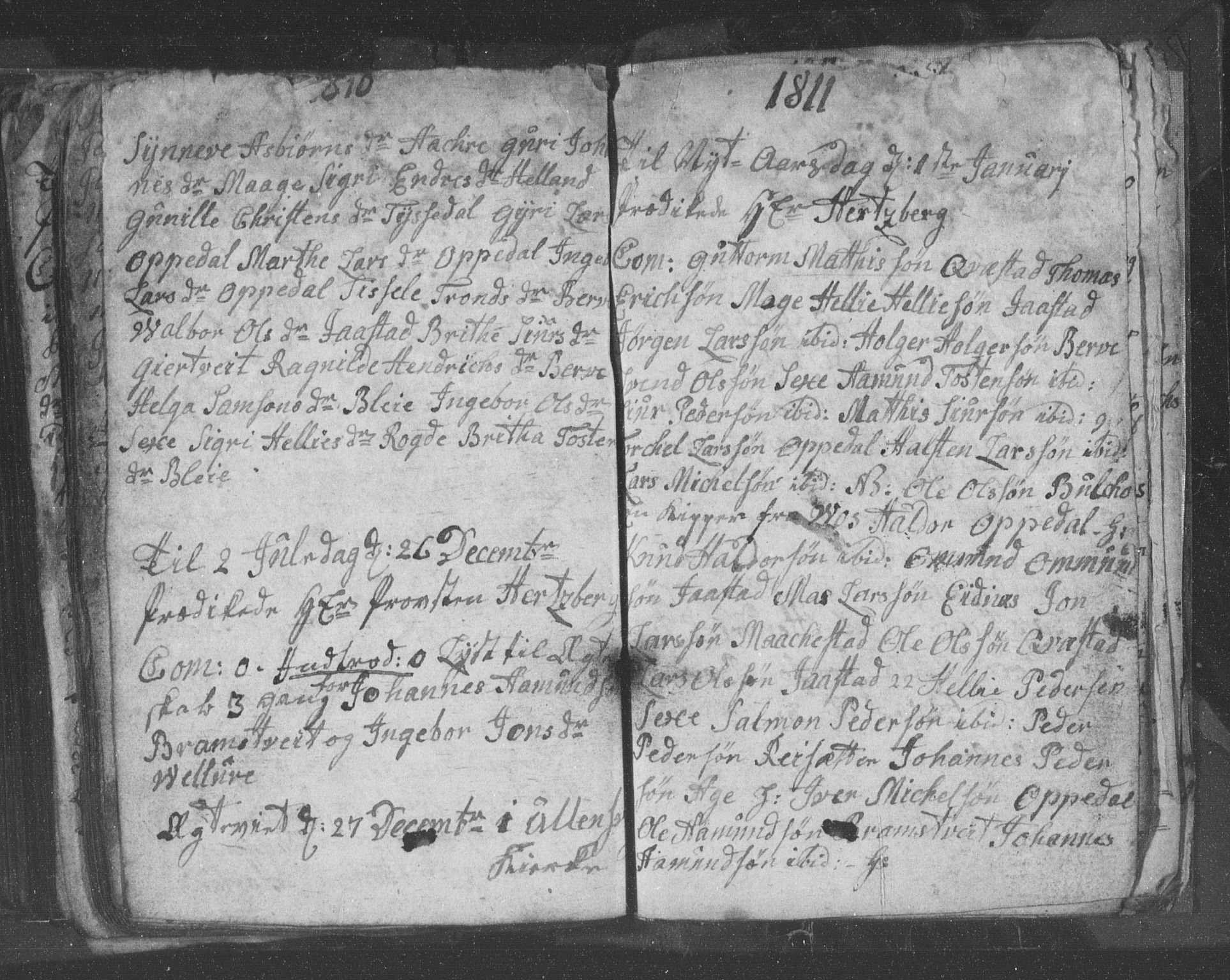 Ullensvang sokneprestembete, AV/SAB-A-78701/H/Hab: Parish register (copy) no. B 8, 1804-1811