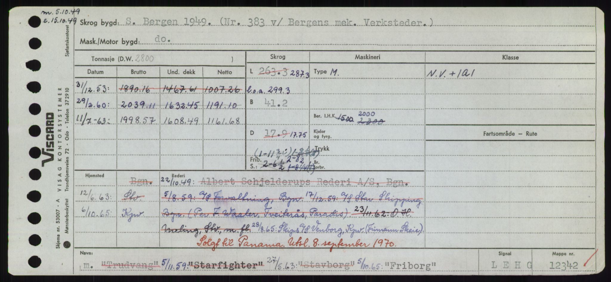 Sjøfartsdirektoratet med forløpere, Skipsmålingen, RA/S-1627/H/Hd/L0011: Fartøy, Fla-Får, p. 413