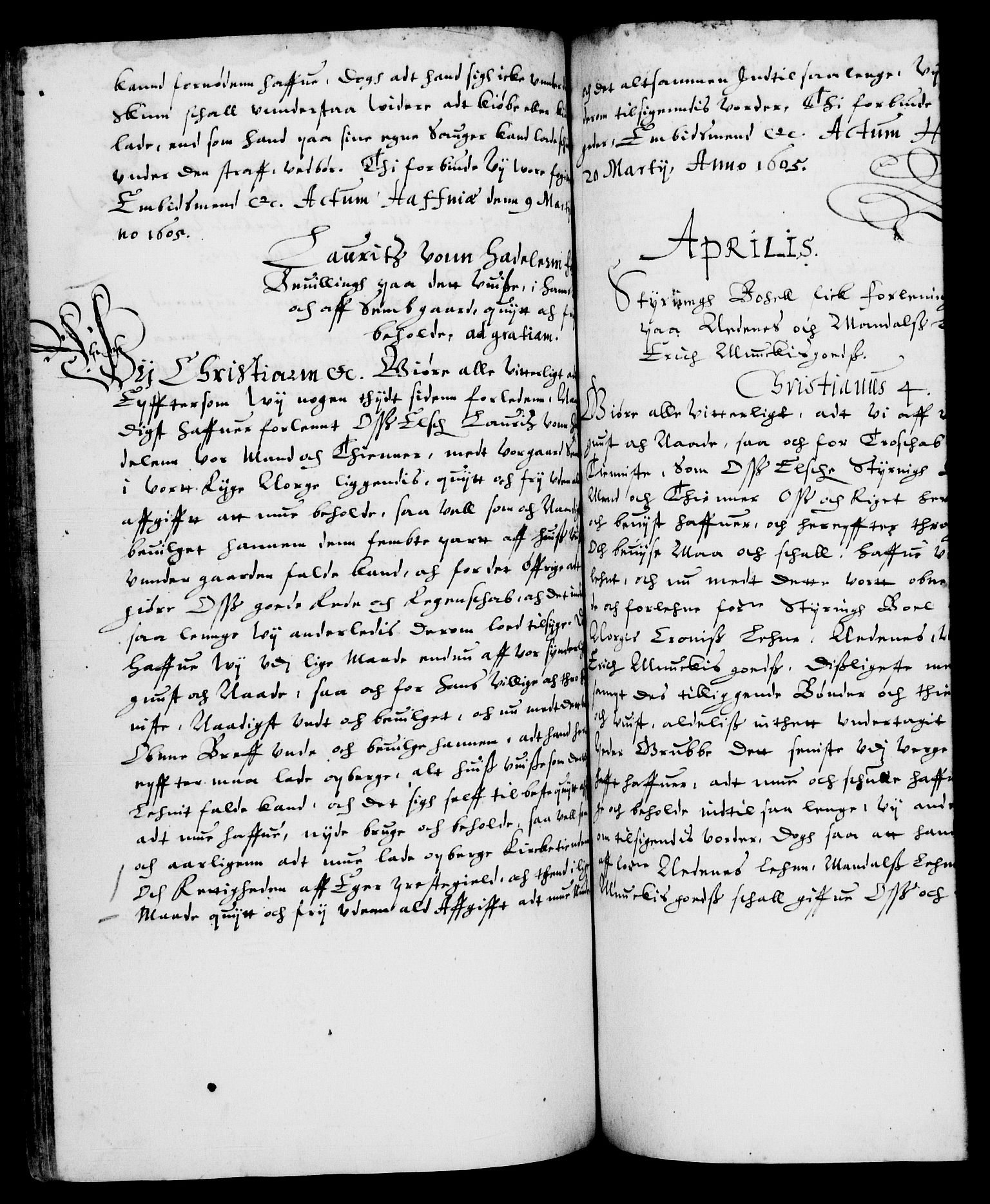 Danske Kanselli 1572-1799, AV/RA-EA-3023/F/Fc/Fca/Fcaa/L0003: Norske registre (mikrofilm), 1596-1616, p. 238b