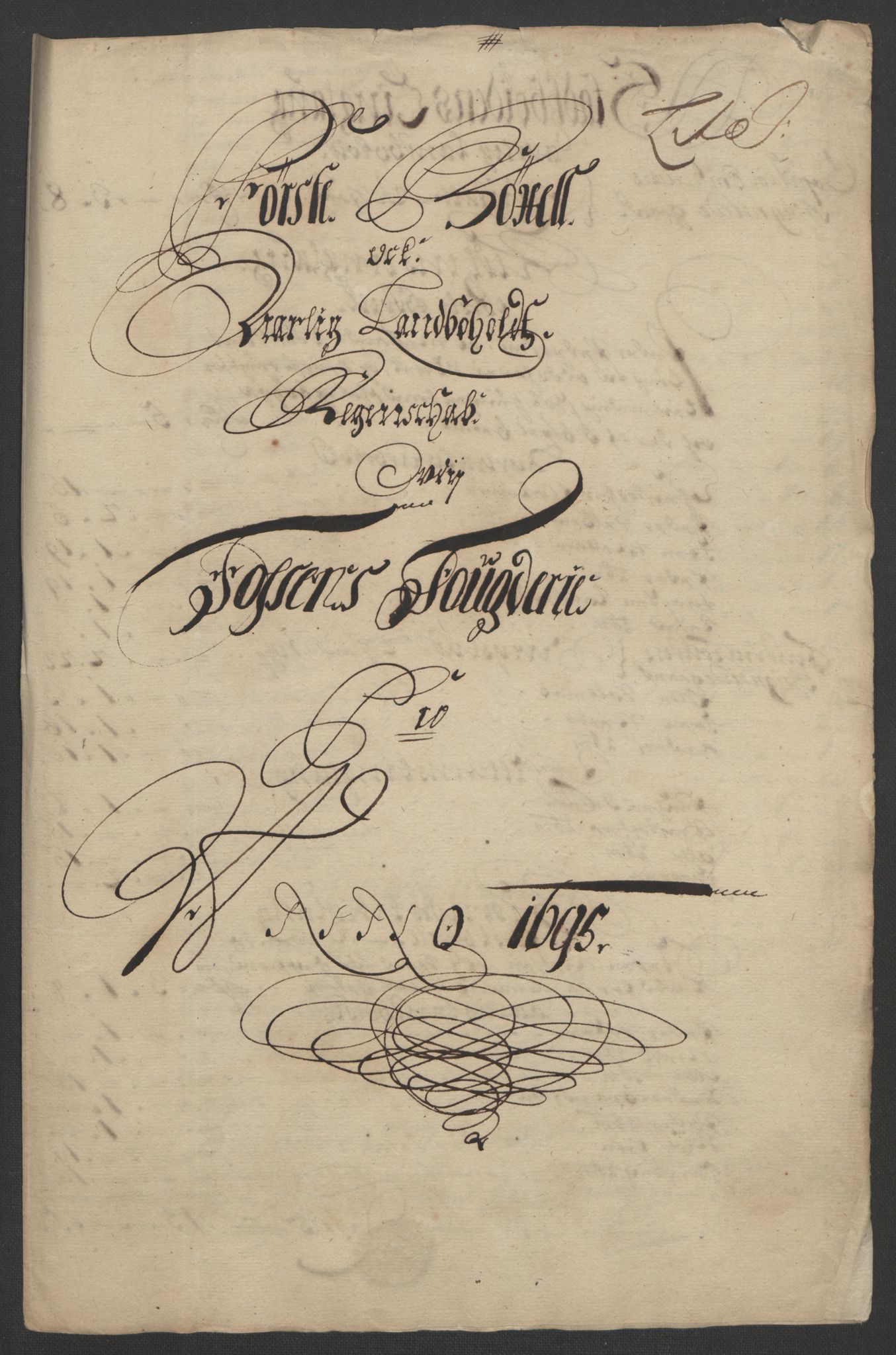 Rentekammeret inntil 1814, Reviderte regnskaper, Fogderegnskap, RA/EA-4092/R57/L3851: Fogderegnskap Fosen, 1695-1696, p. 142