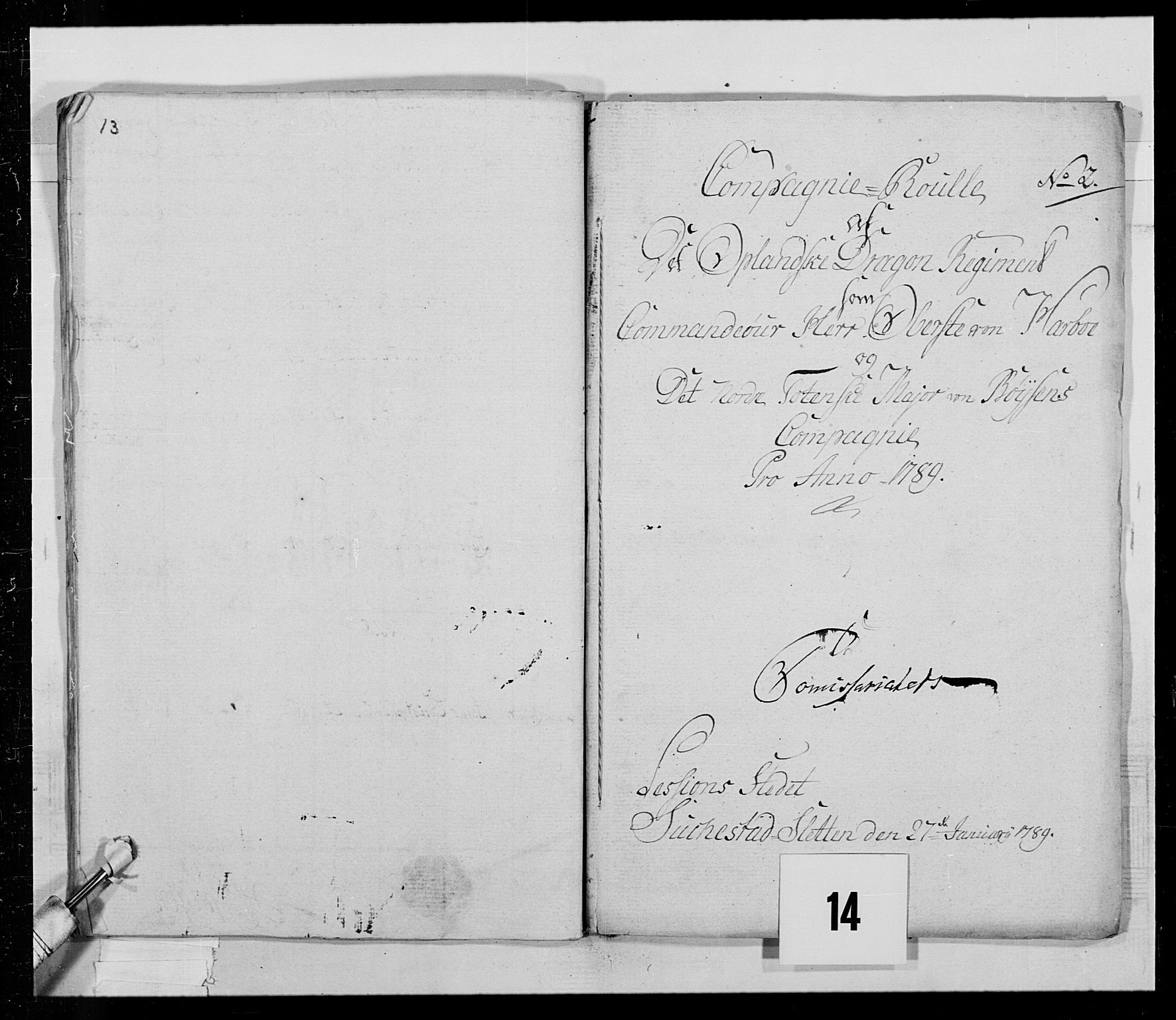 Generalitets- og kommissariatskollegiet, Det kongelige norske kommissariatskollegium, AV/RA-EA-5420/E/Eh/L0016: Opplandske dragonregiment, 1789-1801, p. 318