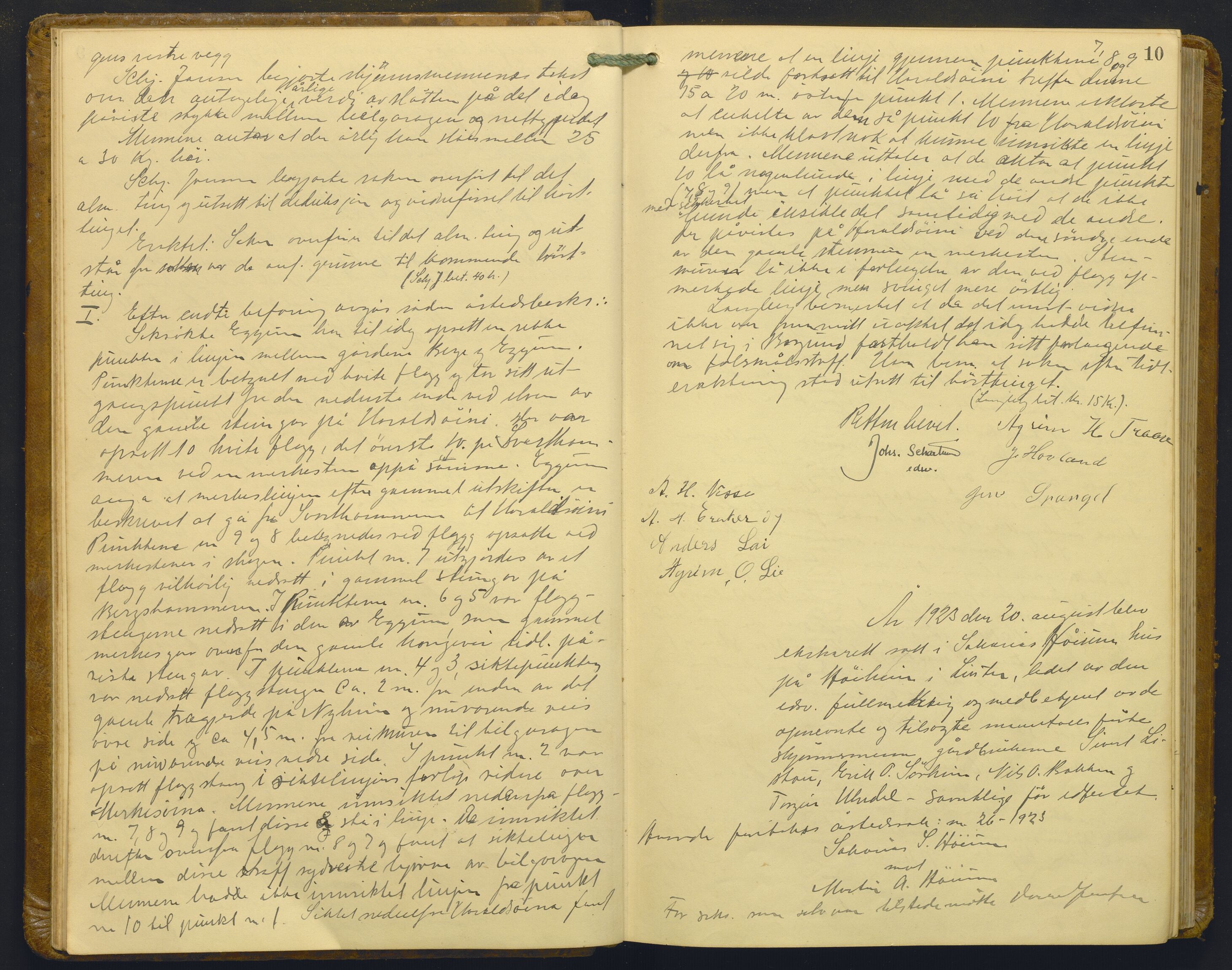Indre Sogn tingrett, AV/SAB-A-3301/1/F/Fb/Fba/L0015: Sivile og offentlege saker, Bb 11, 1923-1928, p. 9b-10a