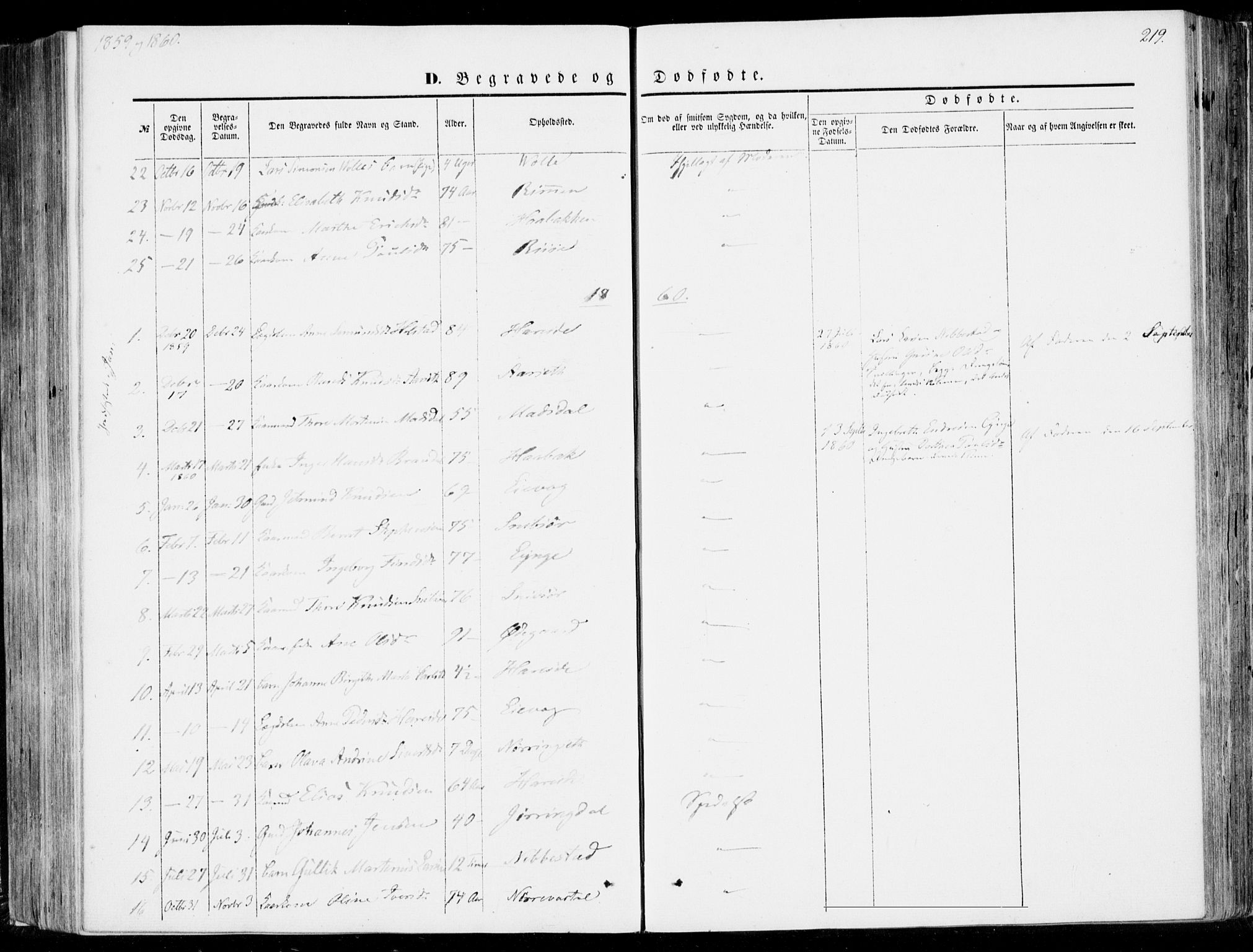 Ministerialprotokoller, klokkerbøker og fødselsregistre - Møre og Romsdal, AV/SAT-A-1454/510/L0121: Parish register (official) no. 510A01, 1848-1877, p. 219