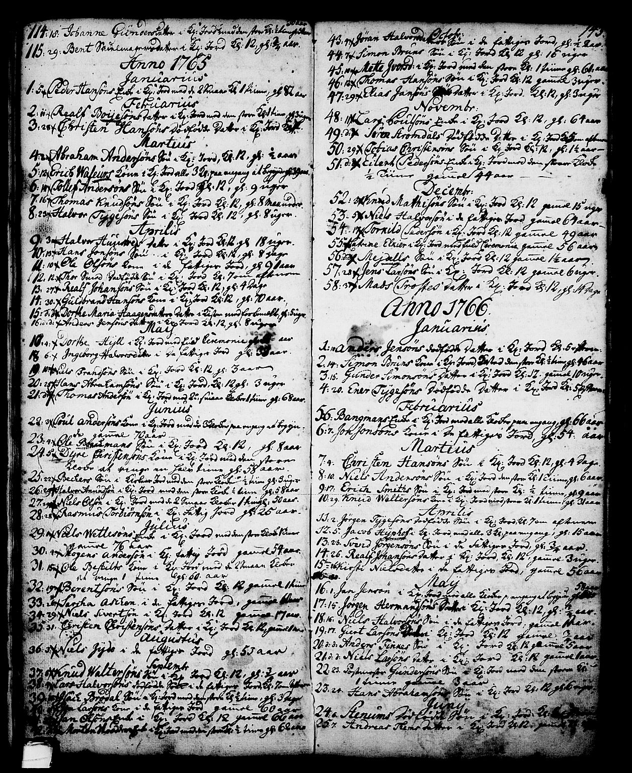 Skien kirkebøker, SAKO/A-302/G/Ga/L0001: Parish register (copy) no. 1, 1756-1791, p. 143