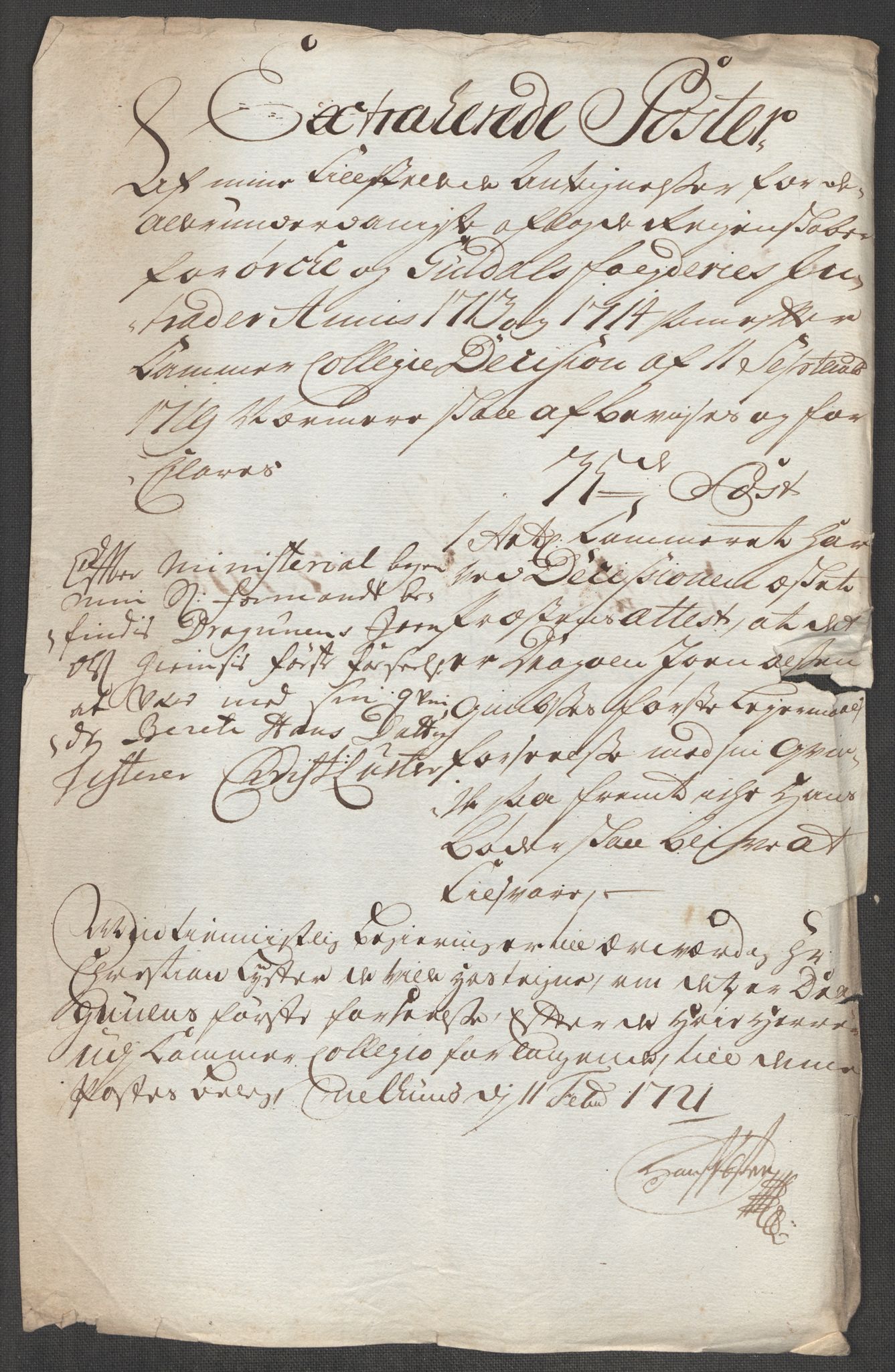 Rentekammeret inntil 1814, Reviderte regnskaper, Fogderegnskap, AV/RA-EA-4092/R60/L3972: Fogderegnskap Orkdal og Gauldal, 1718, p. 604