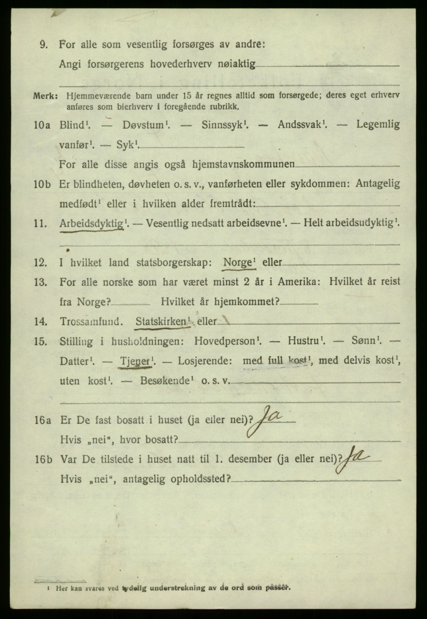 SAB, 1920 census for Naustdal, 1920, p. 1282