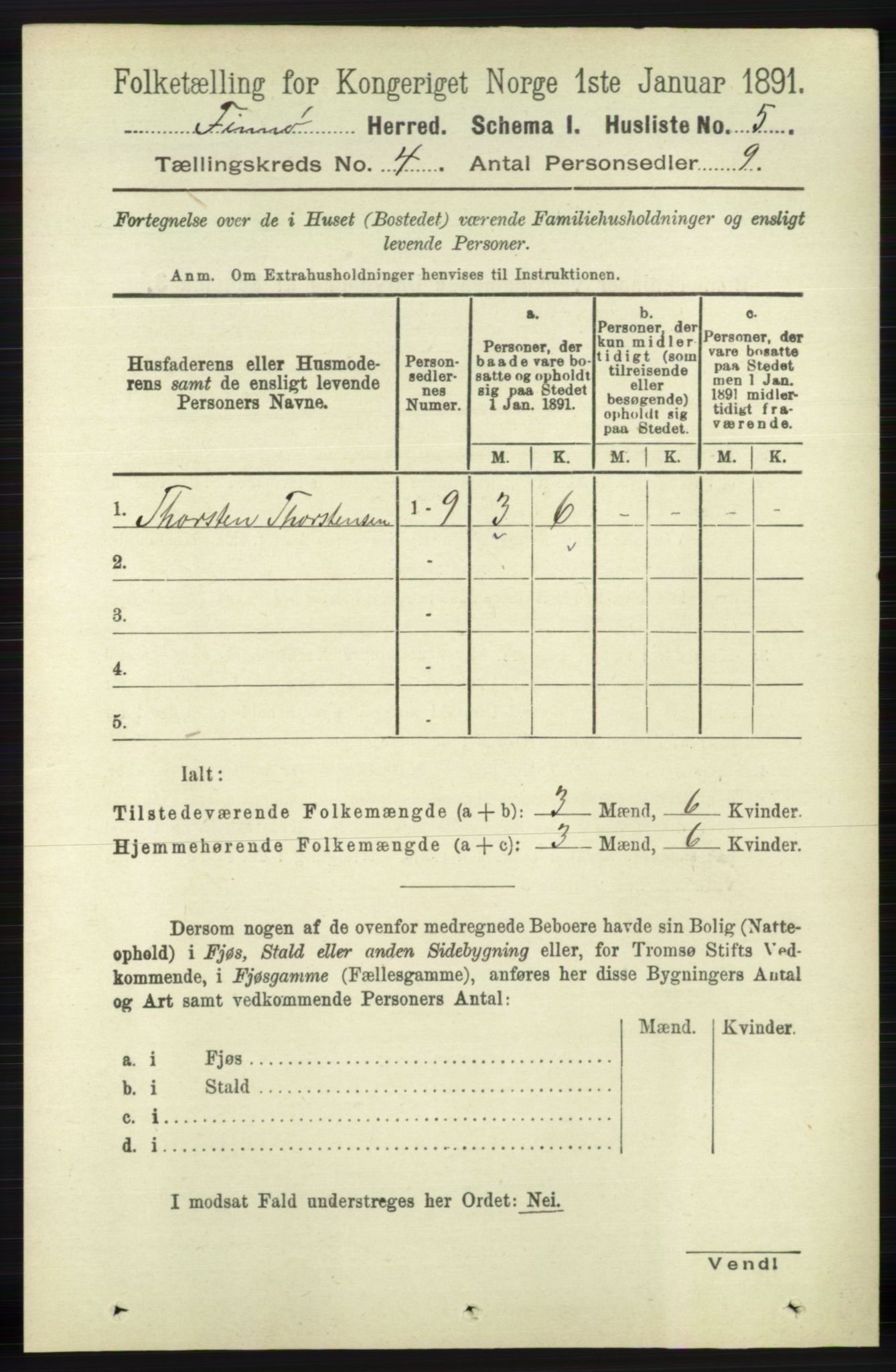 RA, 1891 census for 1141 Finnøy, 1891, p. 782