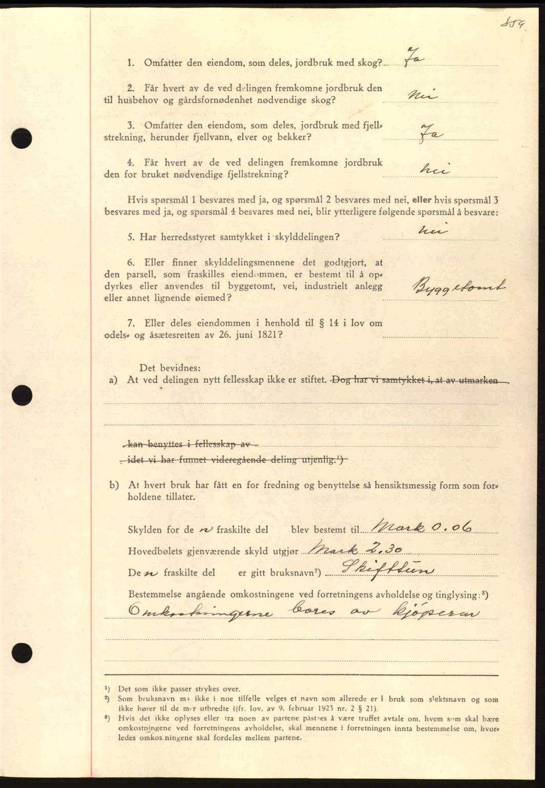 Nordmøre sorenskriveri, AV/SAT-A-4132/1/2/2Ca: Mortgage book no. A87, 1939-1940, Diary no: : 2900/1939