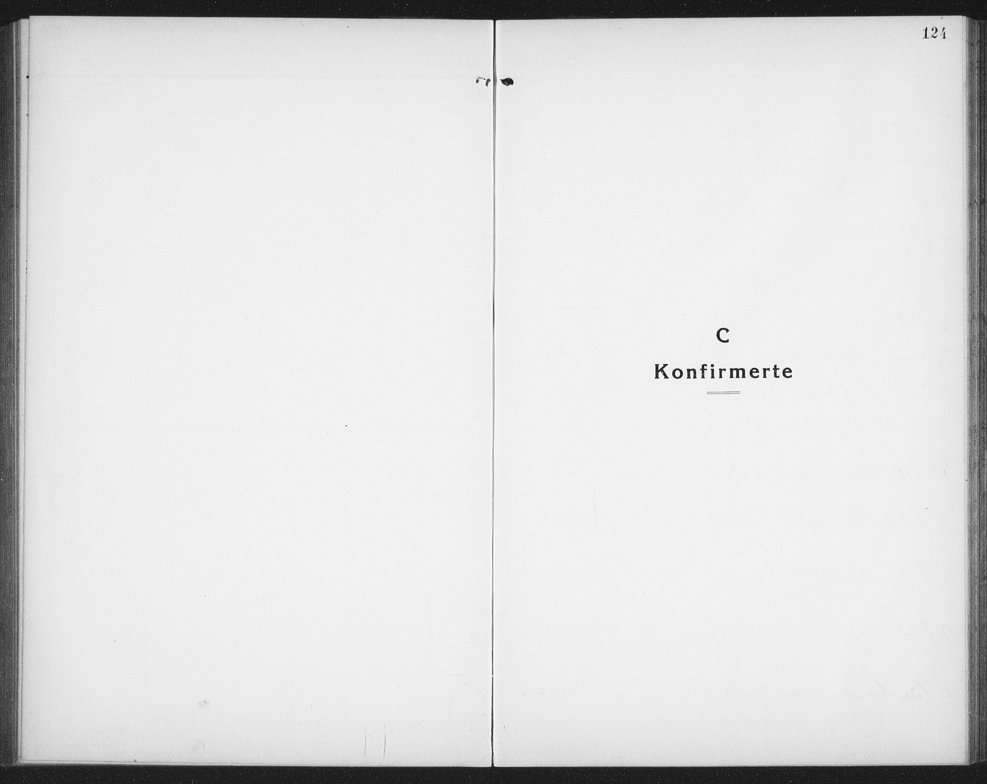 Ministerialprotokoller, klokkerbøker og fødselsregistre - Nordland, SAT/A-1459/872/L1049: Parish register (copy) no. 872C05, 1920-1938, p. 124
