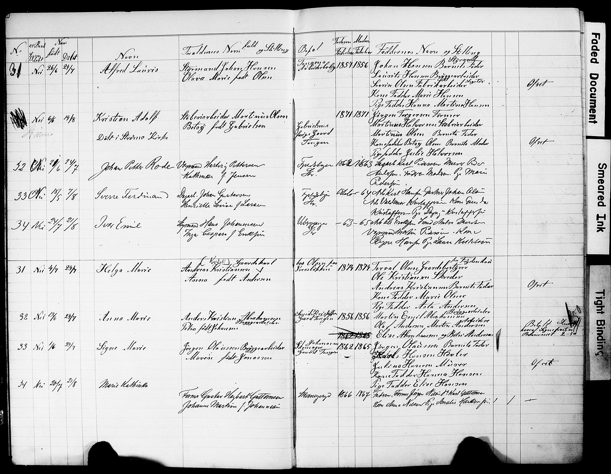 Strømsø kirkebøker, AV/SAKO-A-246/Y/Yb/L0001: Parish register draft no. II 1, 1896-1904