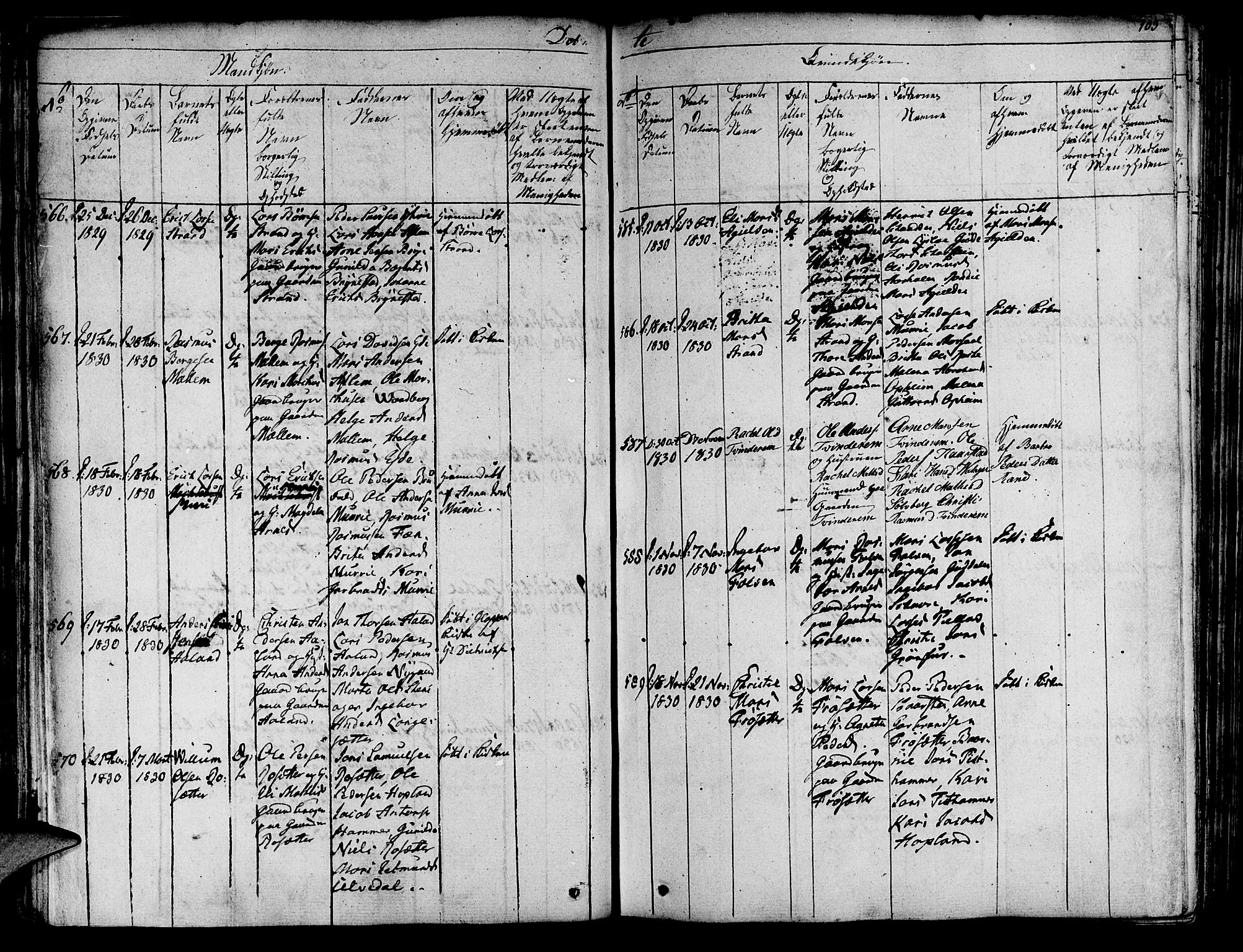 Innvik sokneprestembete, AV/SAB-A-80501: Parish register (official) no. A 3, 1820-1832, p. 103