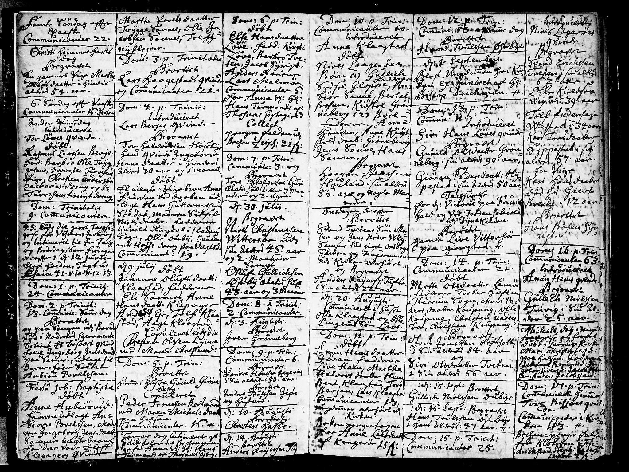 Tjølling kirkebøker, AV/SAKO-A-60/F/Fa/L0002: Parish register (official) no. 2, 1716-1734, p. 3