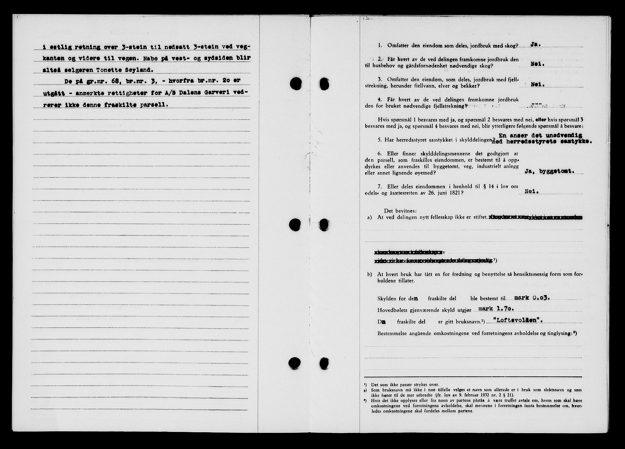 Flekkefjord sorenskriveri, SAK/1221-0001/G/Gb/Gba/L0064: Mortgage book no. A-12, 1948-1949, Diary no: : 935/1948