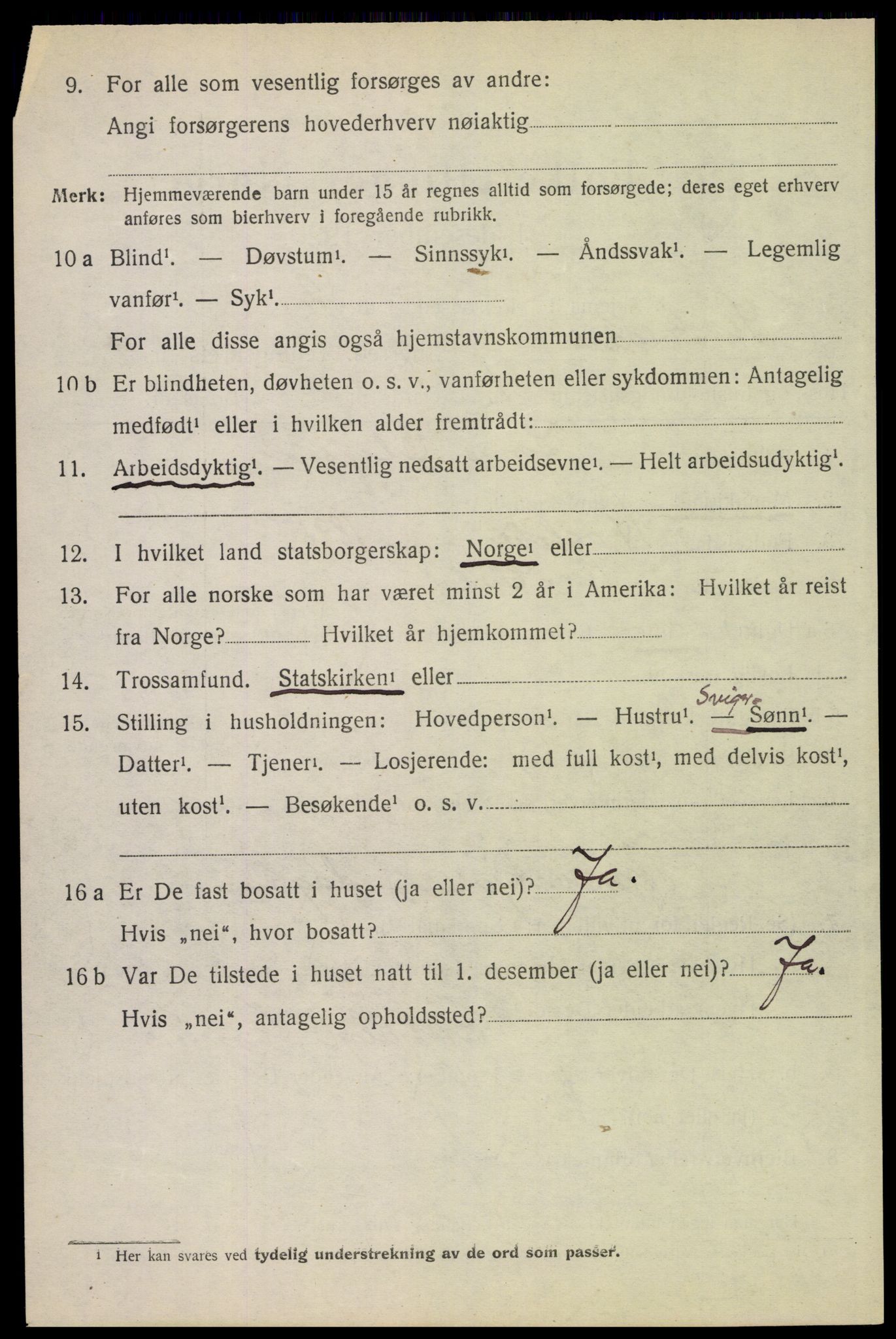 SAH, 1920 census for Stor-Elvdal, 1920, p. 3503