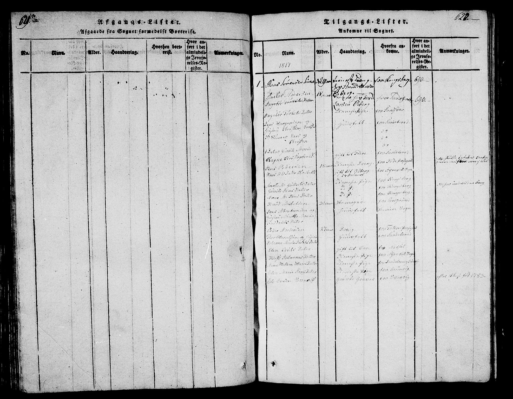 Hedrum kirkebøker, SAKO/A-344/G/Ga/L0003: Parish register (copy) no. I 3, 1817-1835, p. 621-622