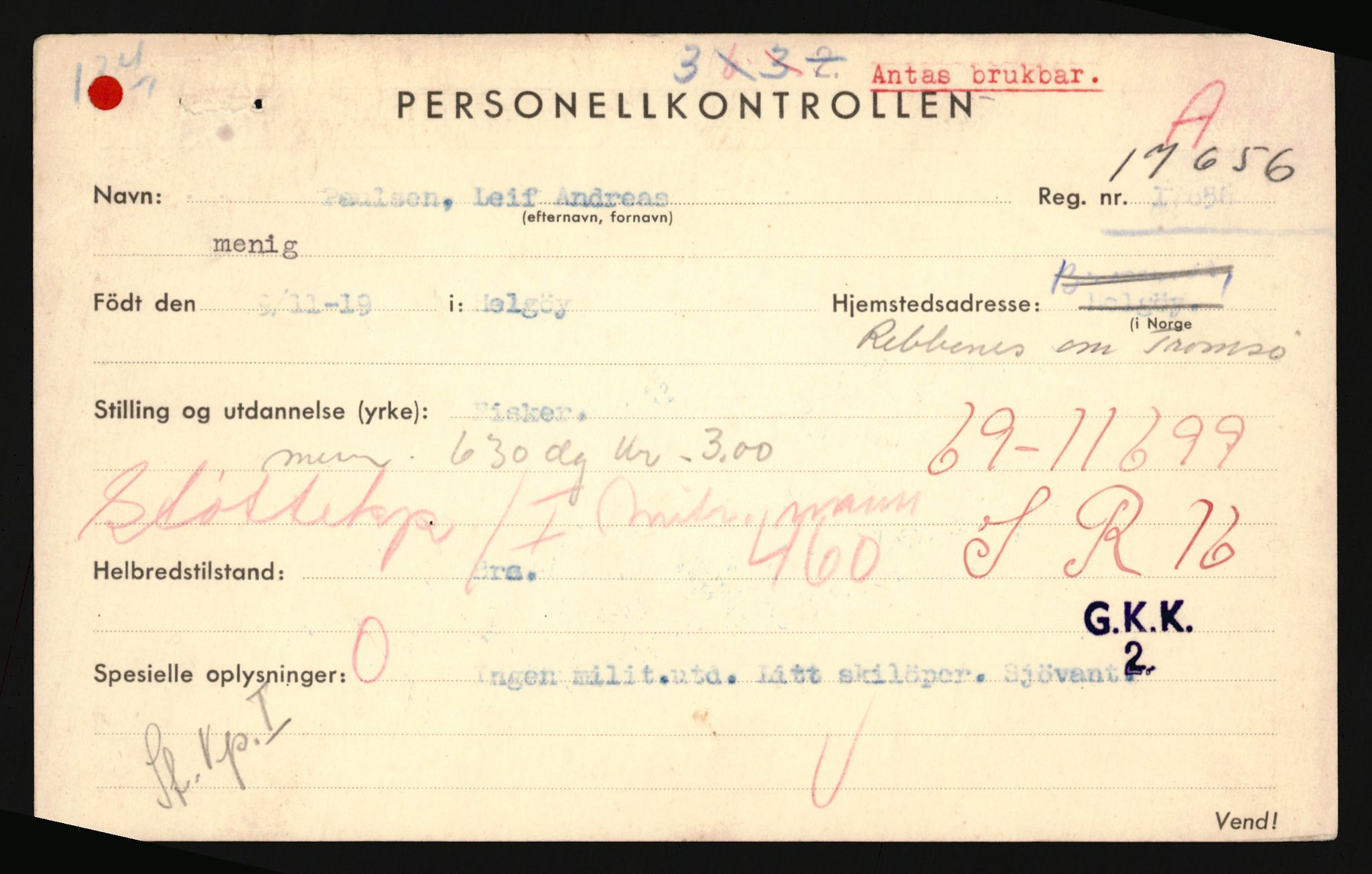 Forsvaret, Troms infanteriregiment nr. 16, AV/RA-RAFA-3146/P/Pa/L0024/0001: Rulleblad / Rulleblad for regimentets menige mannskaper, årsklasse 1940, 1940, p. 126