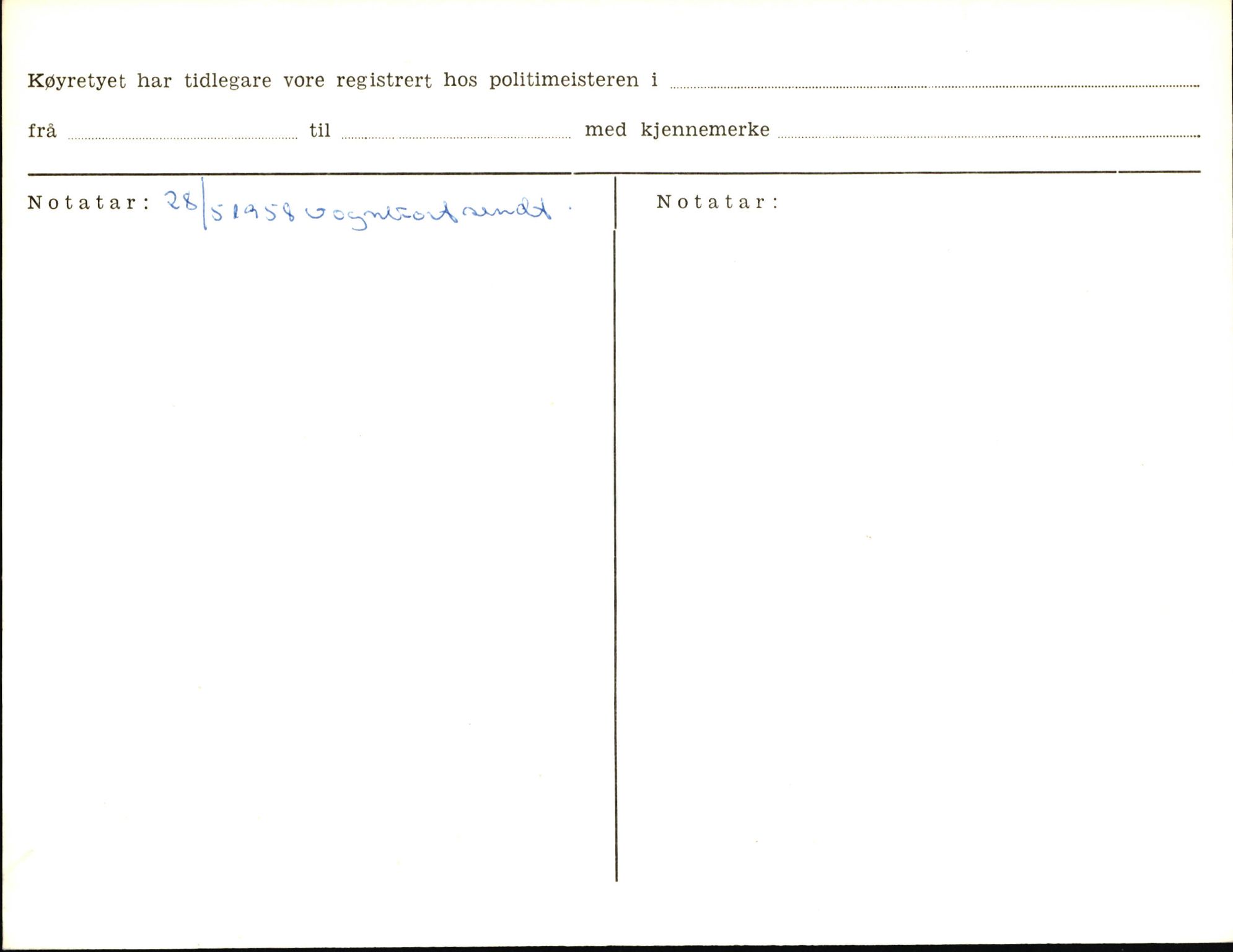 Statens vegvesen, Sogn og Fjordane vegkontor, AV/SAB-A-5301/4/F/L0006: Registerkort utmeldte Fjordane S8300-9500, 1930-1961, p. 9