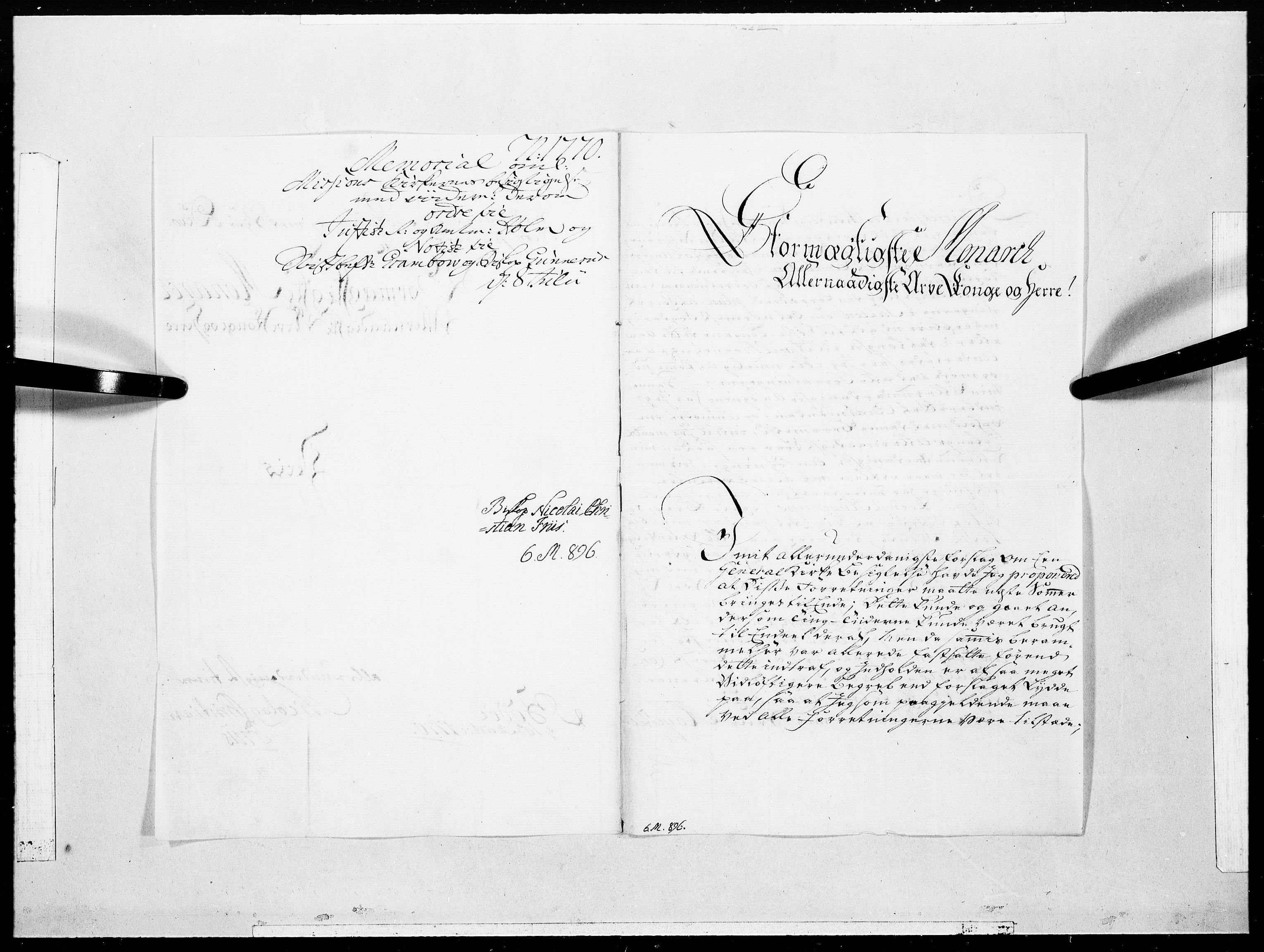 Danske Kanselli 1572-1799, AV/RA-EA-3023/F/Fc/Fcc/Fcca/L0202: Norske innlegg 1572-1799, 1770, p. 2