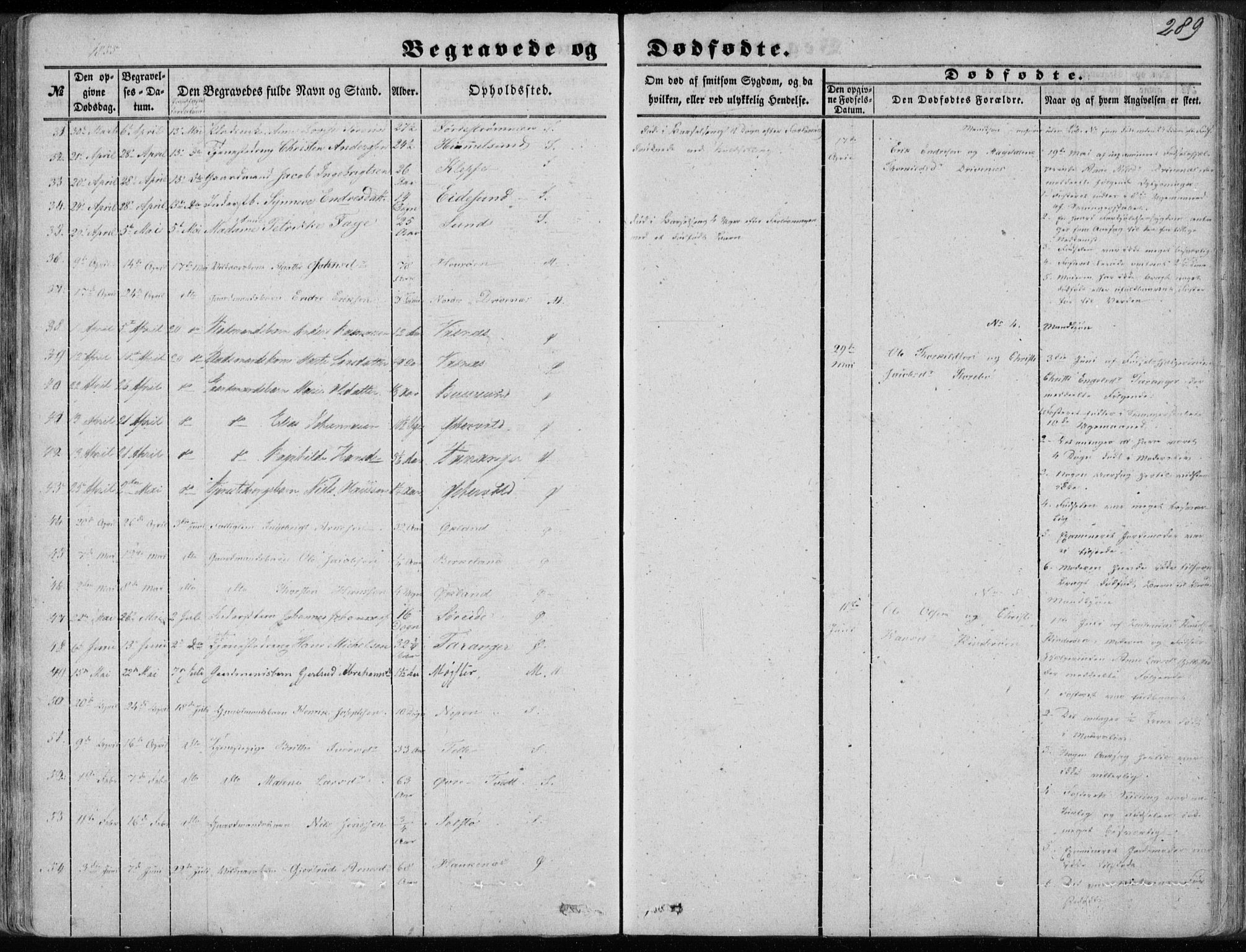 Sund sokneprestembete, AV/SAB-A-99930: Parish register (official) no. A 14, 1850-1866, p. 289