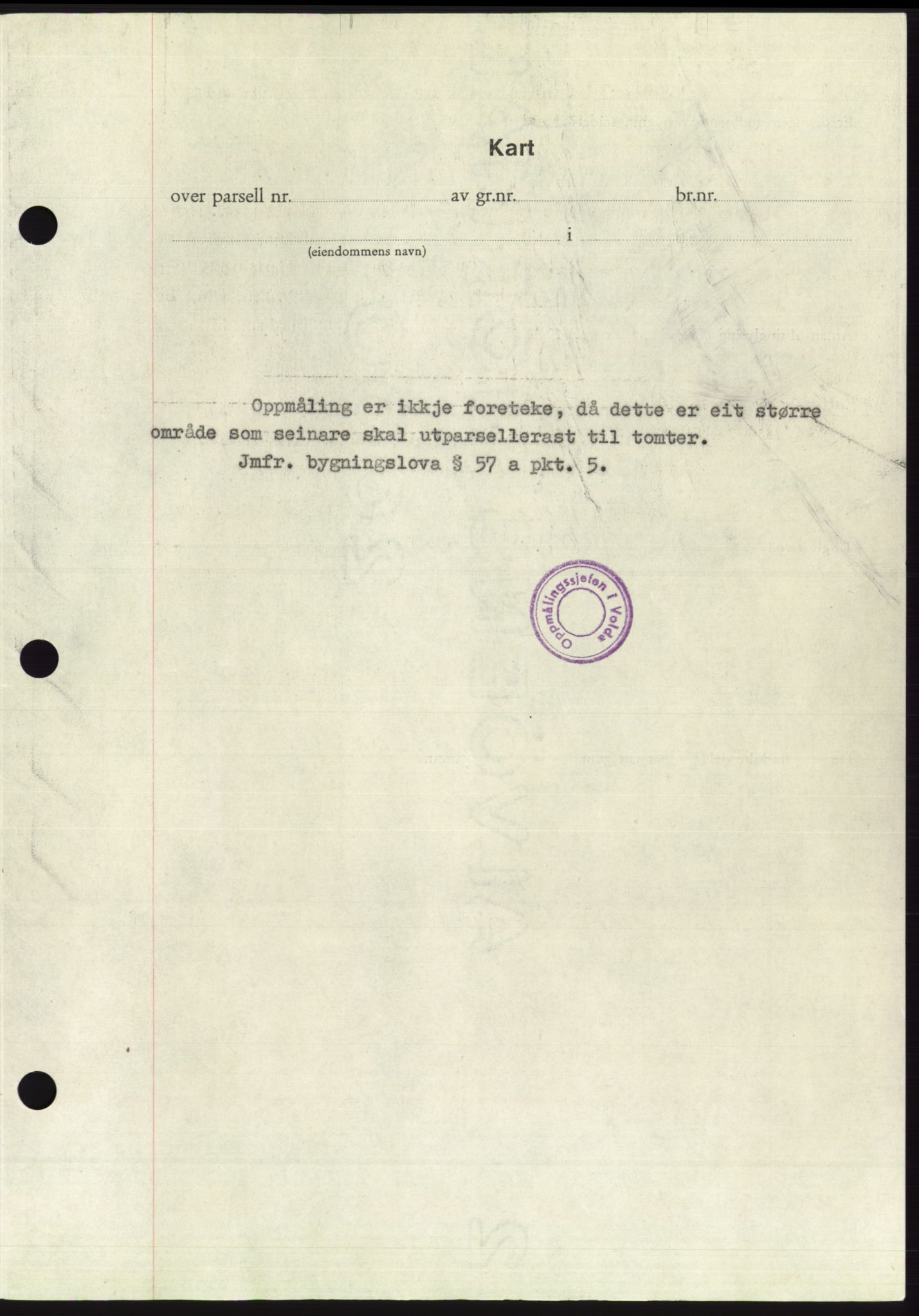 Søre Sunnmøre sorenskriveri, AV/SAT-A-4122/1/2/2C/L0108: Mortgage book no. 34A, 1957-1958, Diary no: : 65/1958