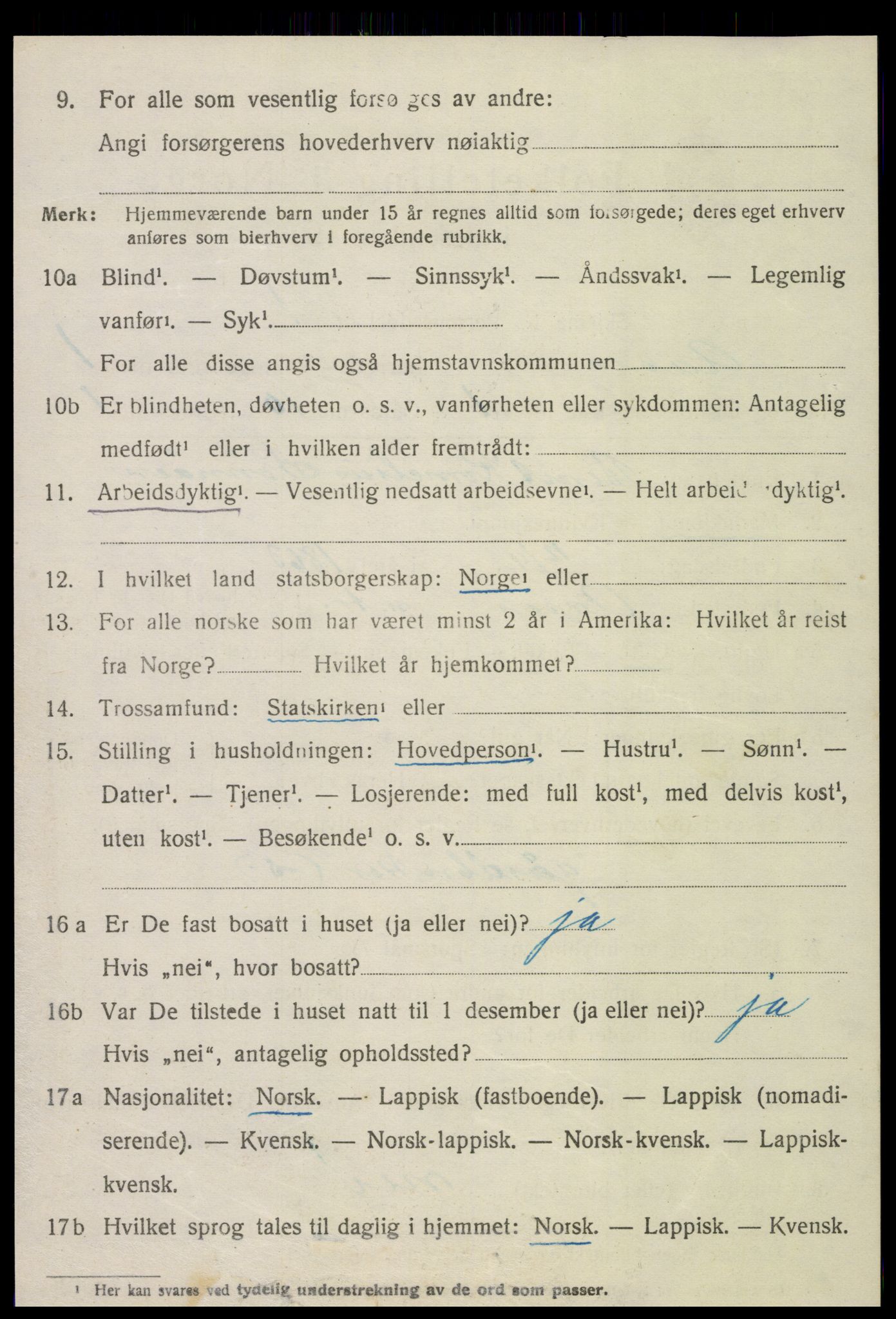 SAT, 1920 census for Åsen, 1920, p. 757