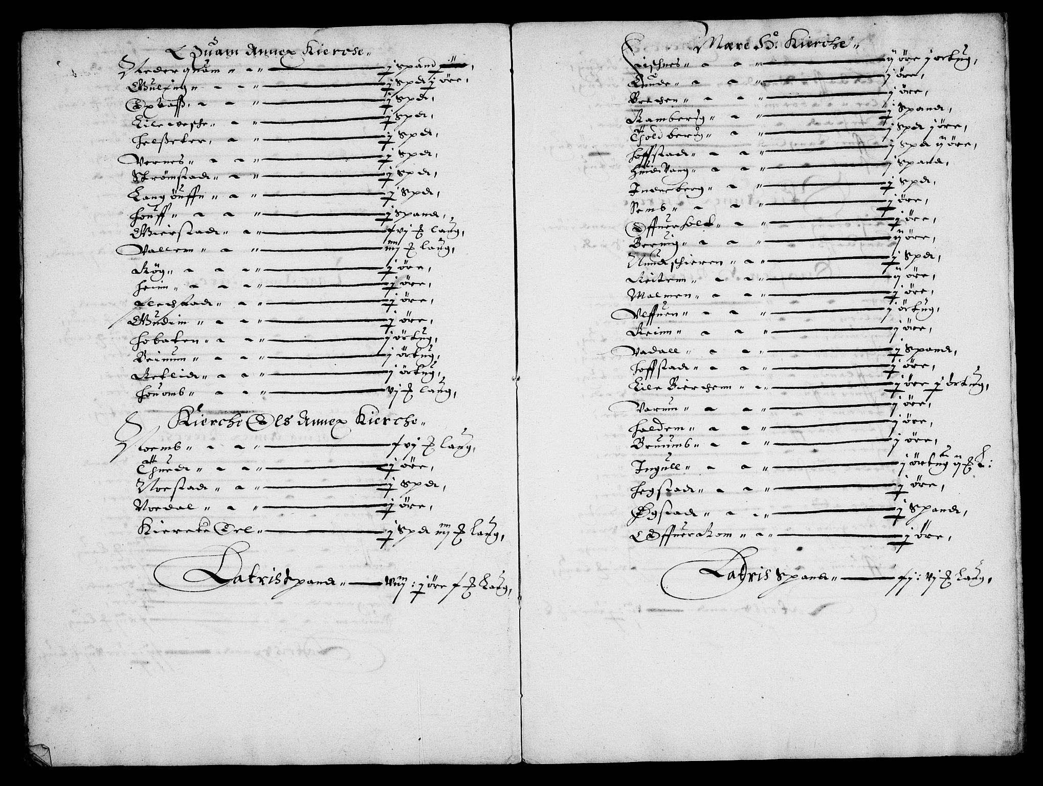 Rentekammeret inntil 1814, Realistisk ordnet avdeling, AV/RA-EA-4070/Fc/Fca/L0004/0003: [Ca IV]  Trondheim stift / "Stichtens Bog", 1654