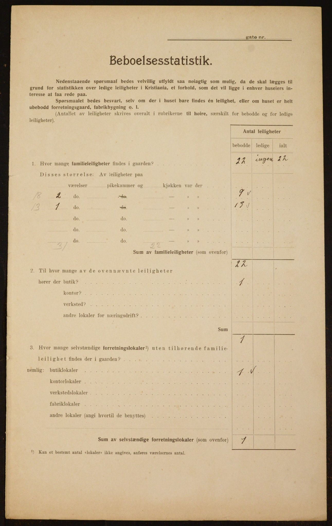 OBA, Municipal Census 1910 for Kristiania, 1910, p. 56331