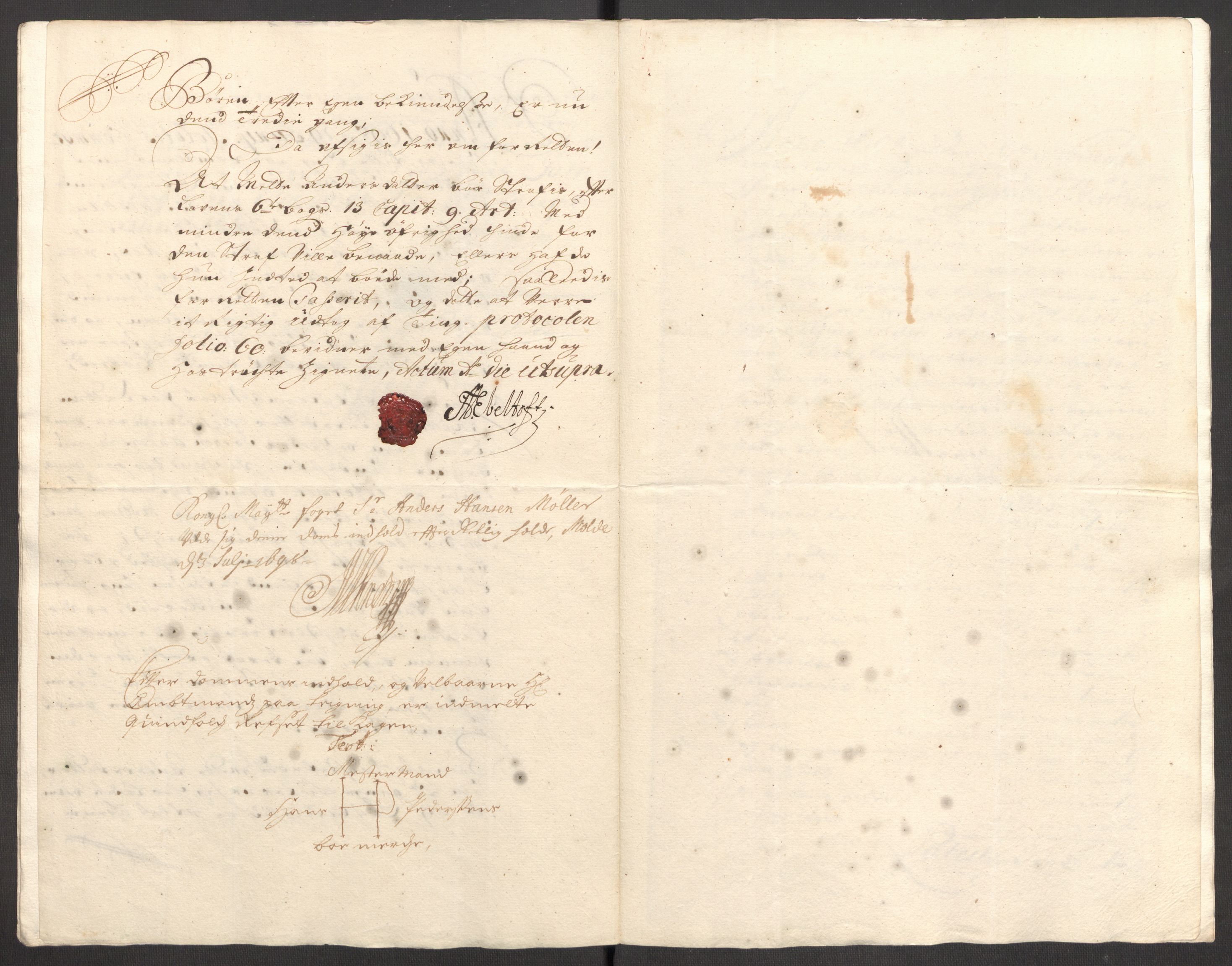 Rentekammeret inntil 1814, Reviderte regnskaper, Fogderegnskap, RA/EA-4092/R54/L3556: Fogderegnskap Sunnmøre, 1696-1698, p. 379
