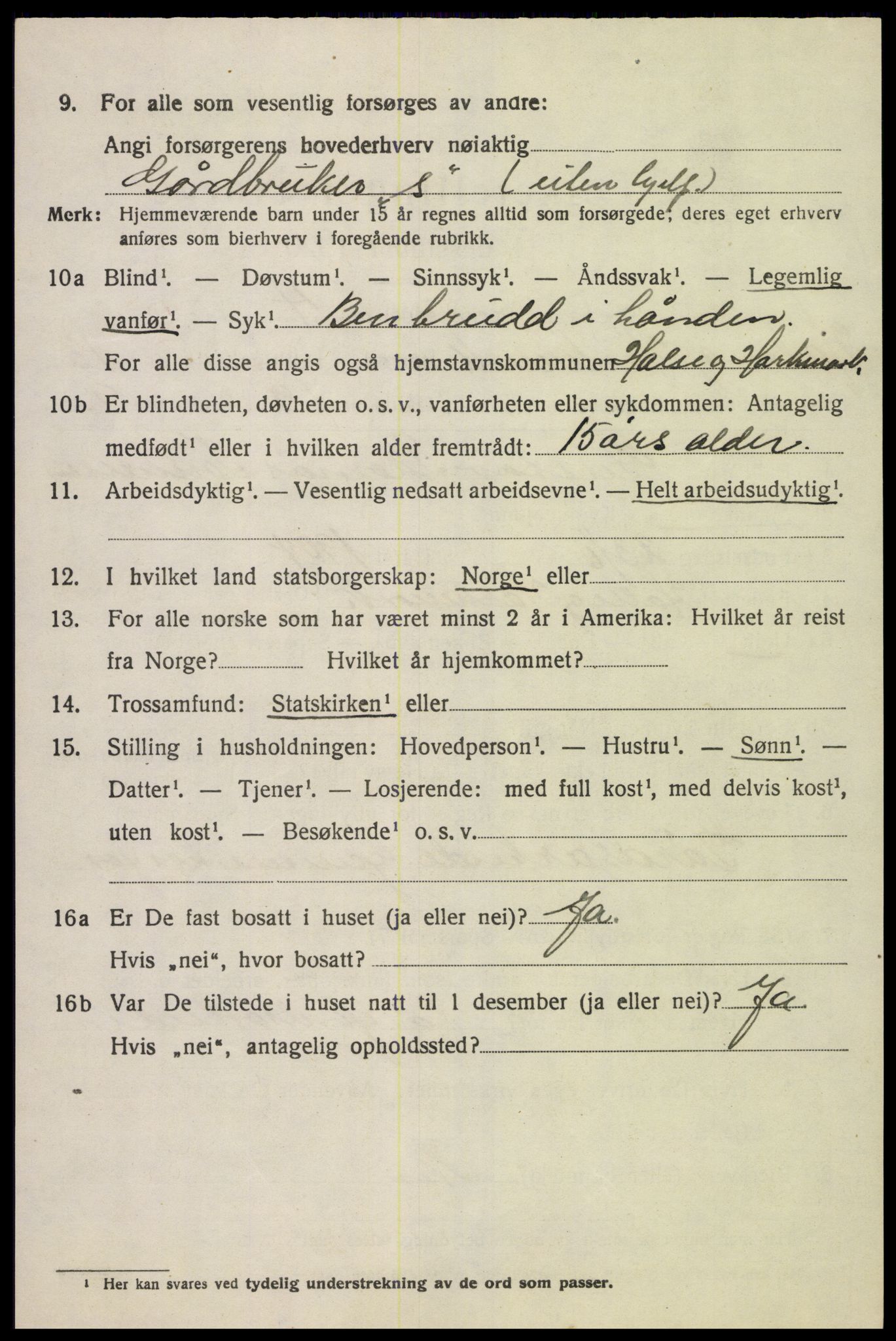 SAK, 1920 census for Halse og Harkmark, 1920, p. 7590