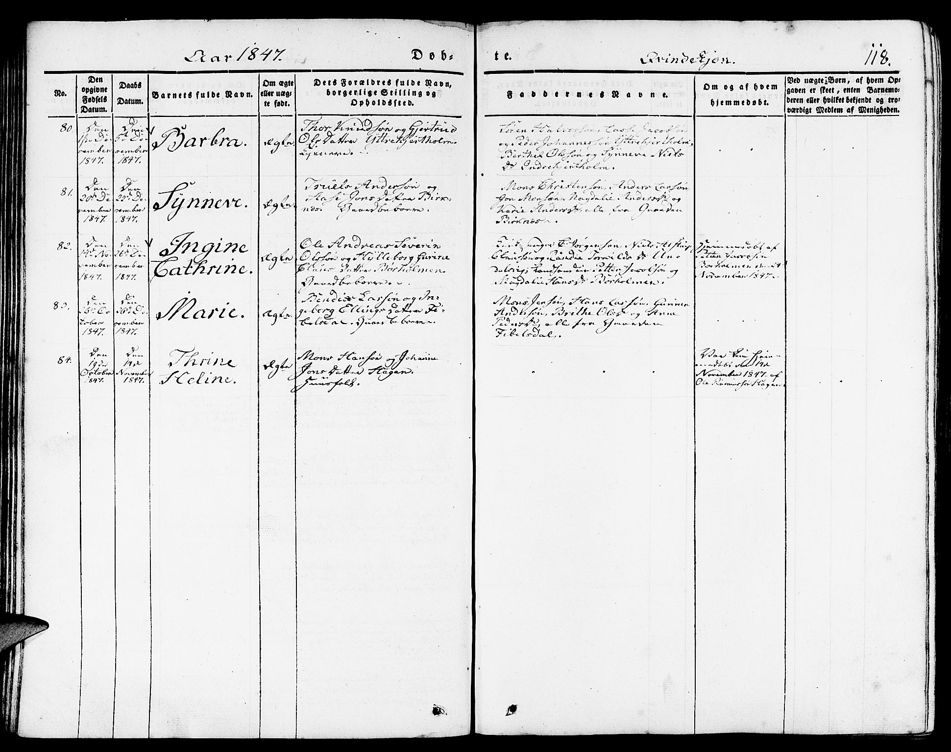 Gulen sokneprestembete, AV/SAB-A-80201/H/Haa/Haaa/L0020: Parish register (official) no. A 20, 1837-1847, p. 118