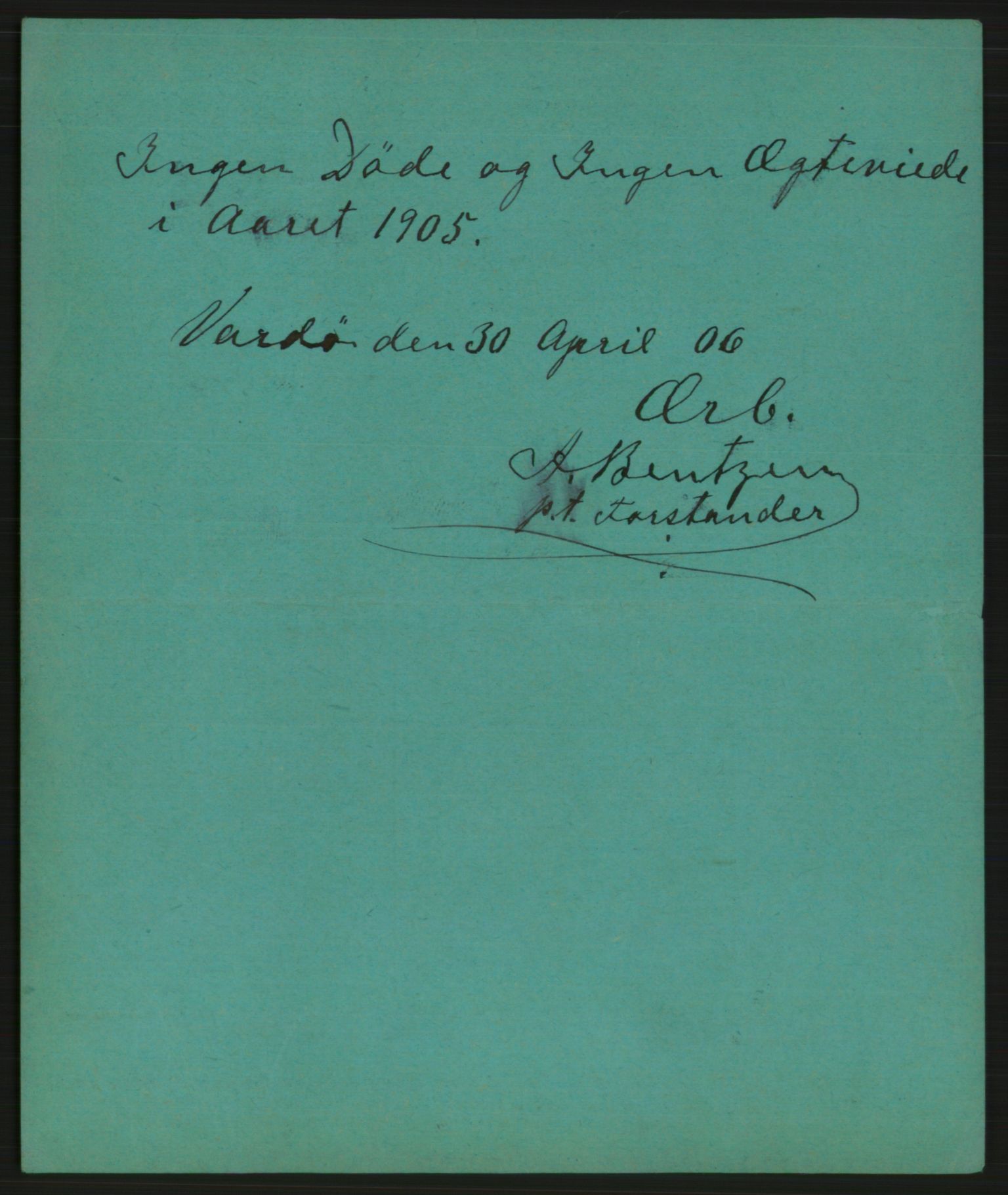 Statistisk sentralbyrå, Sosiodemografiske emner, Befolkning, AV/RA-S-2228/E/L0003: Fødte, gifte, døde dissentere., 1905, p. 1664