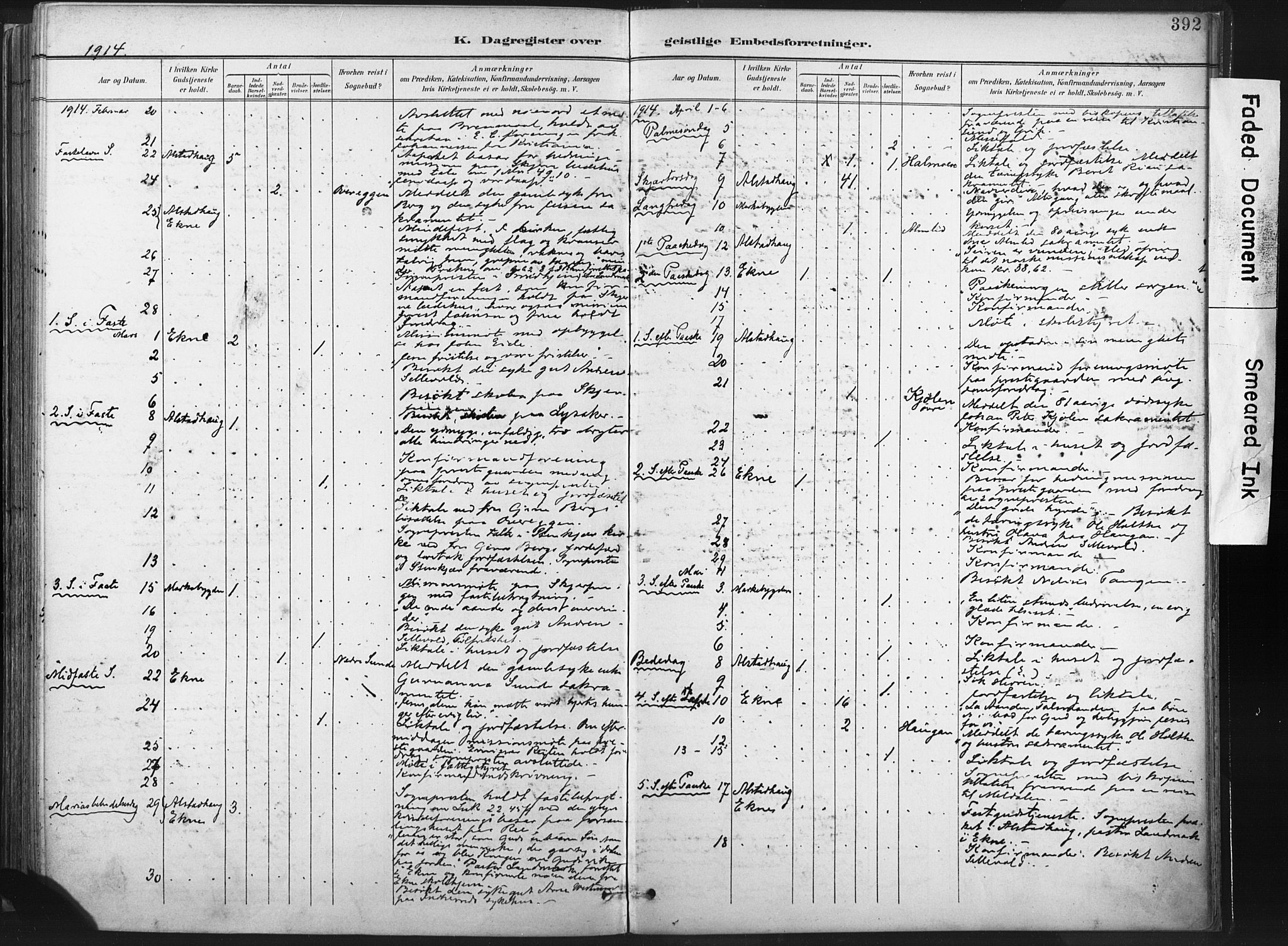 Ministerialprotokoller, klokkerbøker og fødselsregistre - Nord-Trøndelag, AV/SAT-A-1458/717/L0162: Parish register (official) no. 717A12, 1898-1923, p. 392