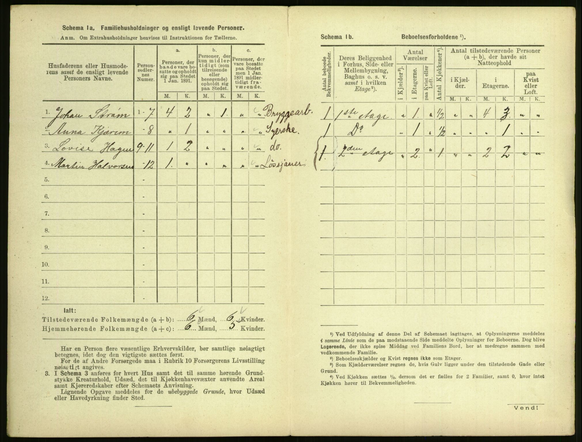 RA, 1891 census for 1601 Trondheim, 1891, p. 2319