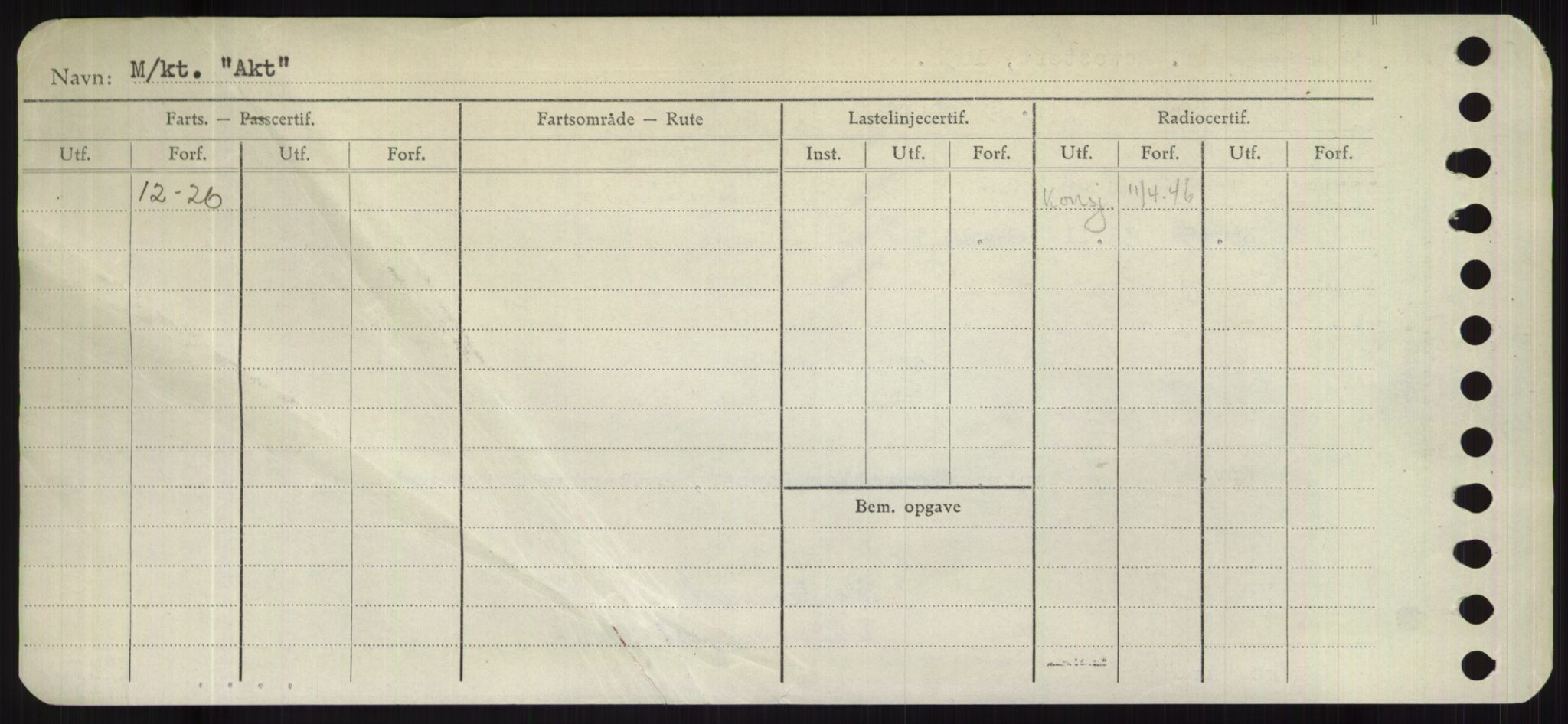 Sjøfartsdirektoratet med forløpere, Skipsmålingen, RA/S-1627/H/Hd/L0001: Fartøy, A-Anv, p. 220