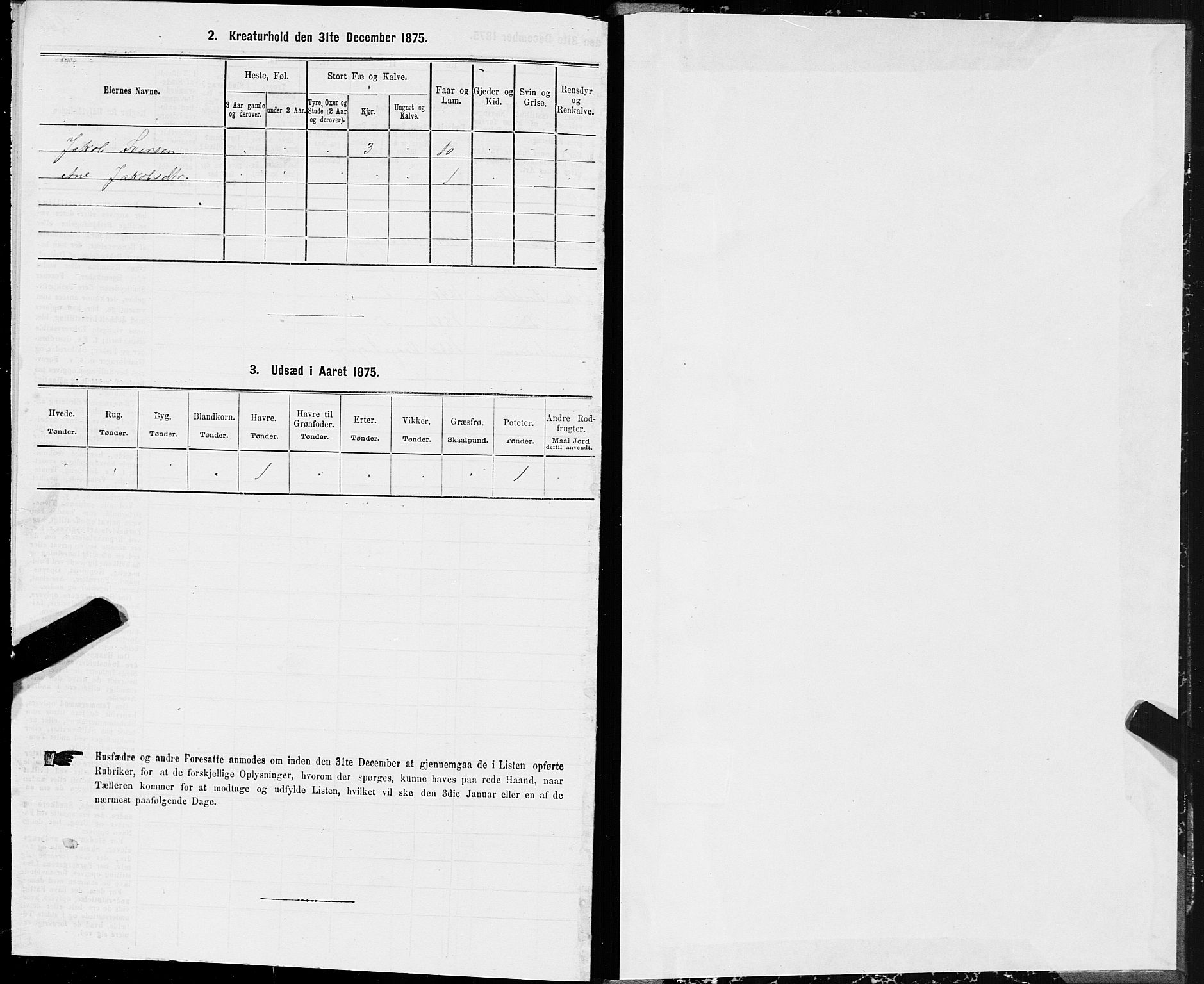 SAT, 1875 census for 1541P Veøy, 1875