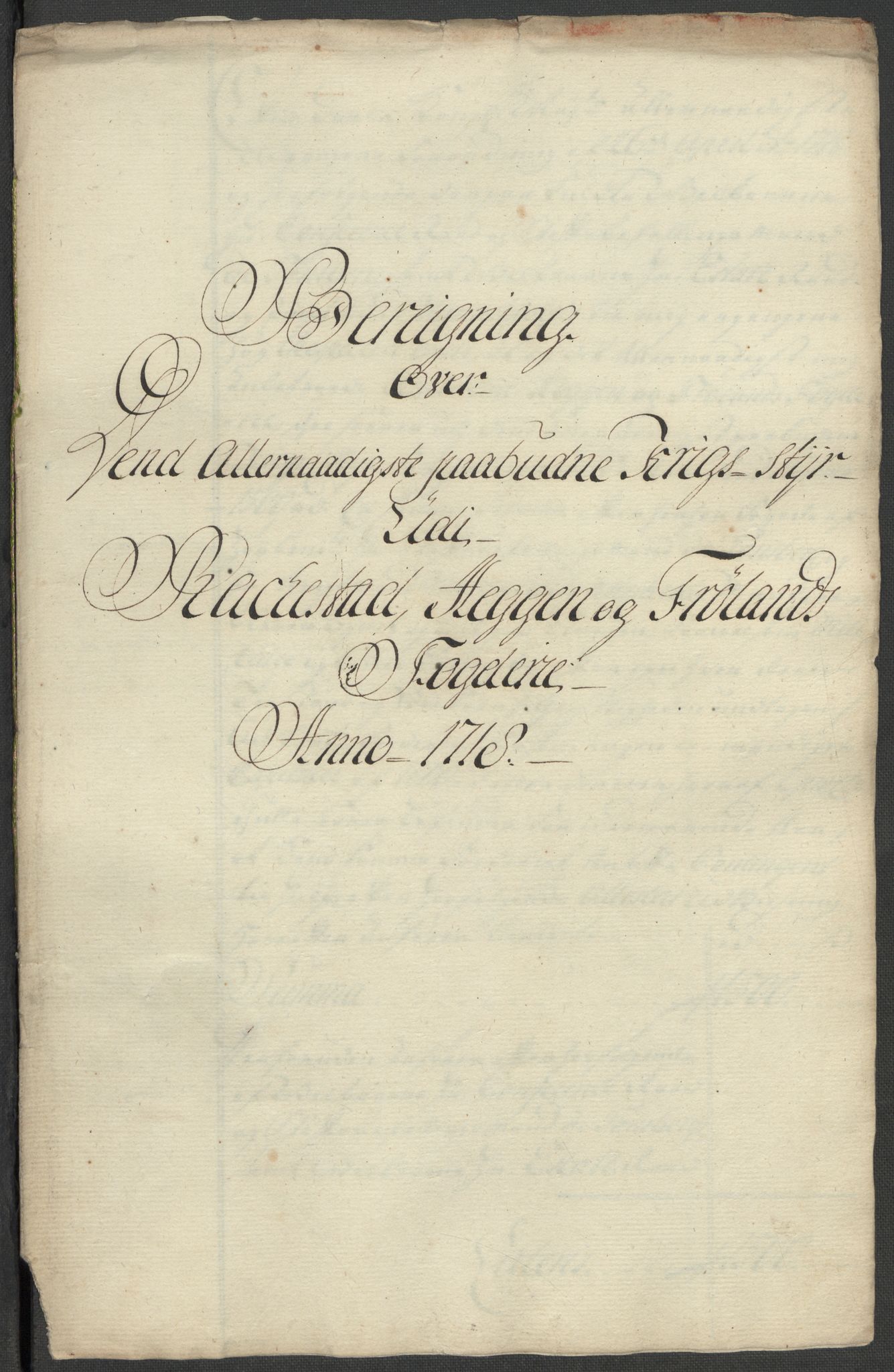 Rentekammeret inntil 1814, Reviderte regnskaper, Fogderegnskap, AV/RA-EA-4092/R07/L0315: Fogderegnskap Rakkestad, Heggen og Frøland, 1718, p. 94