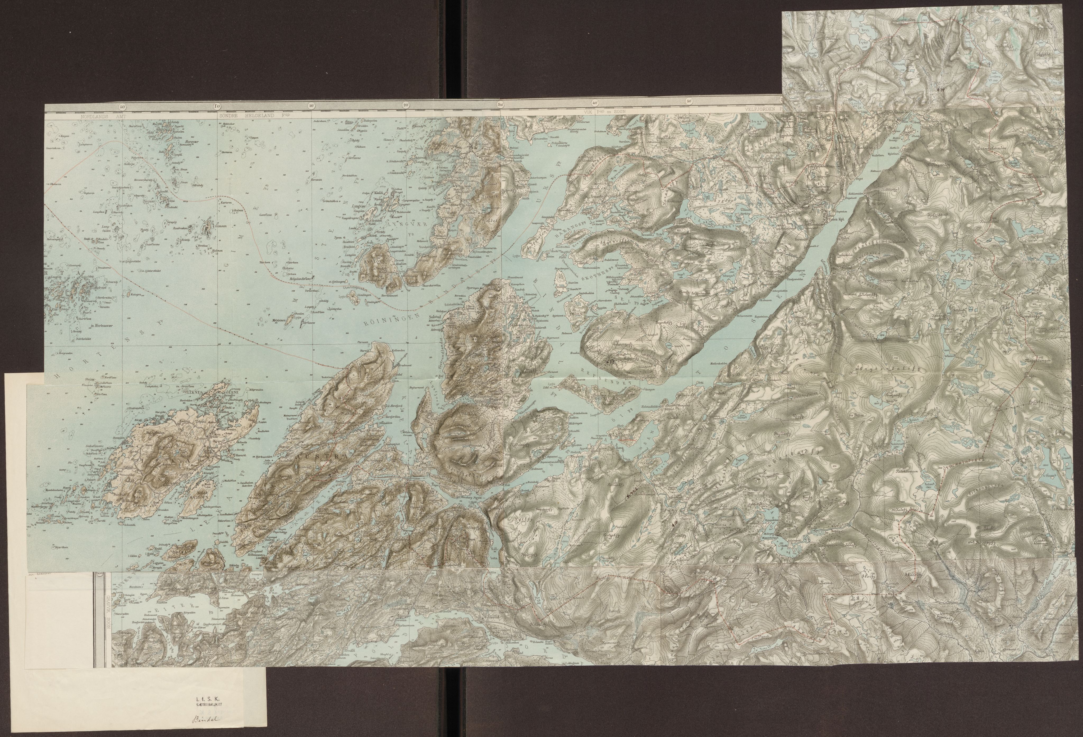 Instituttet for sammenlignende kulturforskning, AV/RA-PA-0424/F/Fc/L0016/0001: Eske B16: / Nordland (perm XLVI), 1932-1938