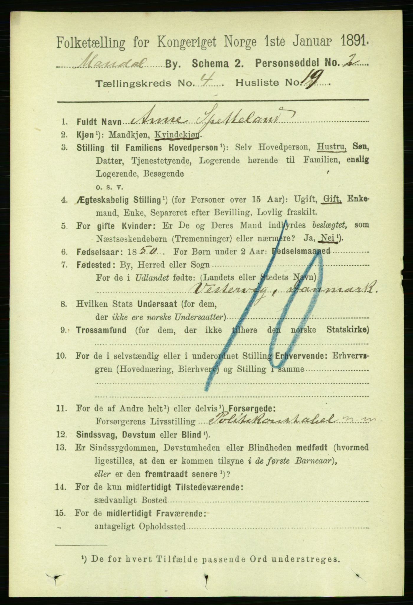 RA, 1891 census for 1002 Mandal, 1891, p. 1917