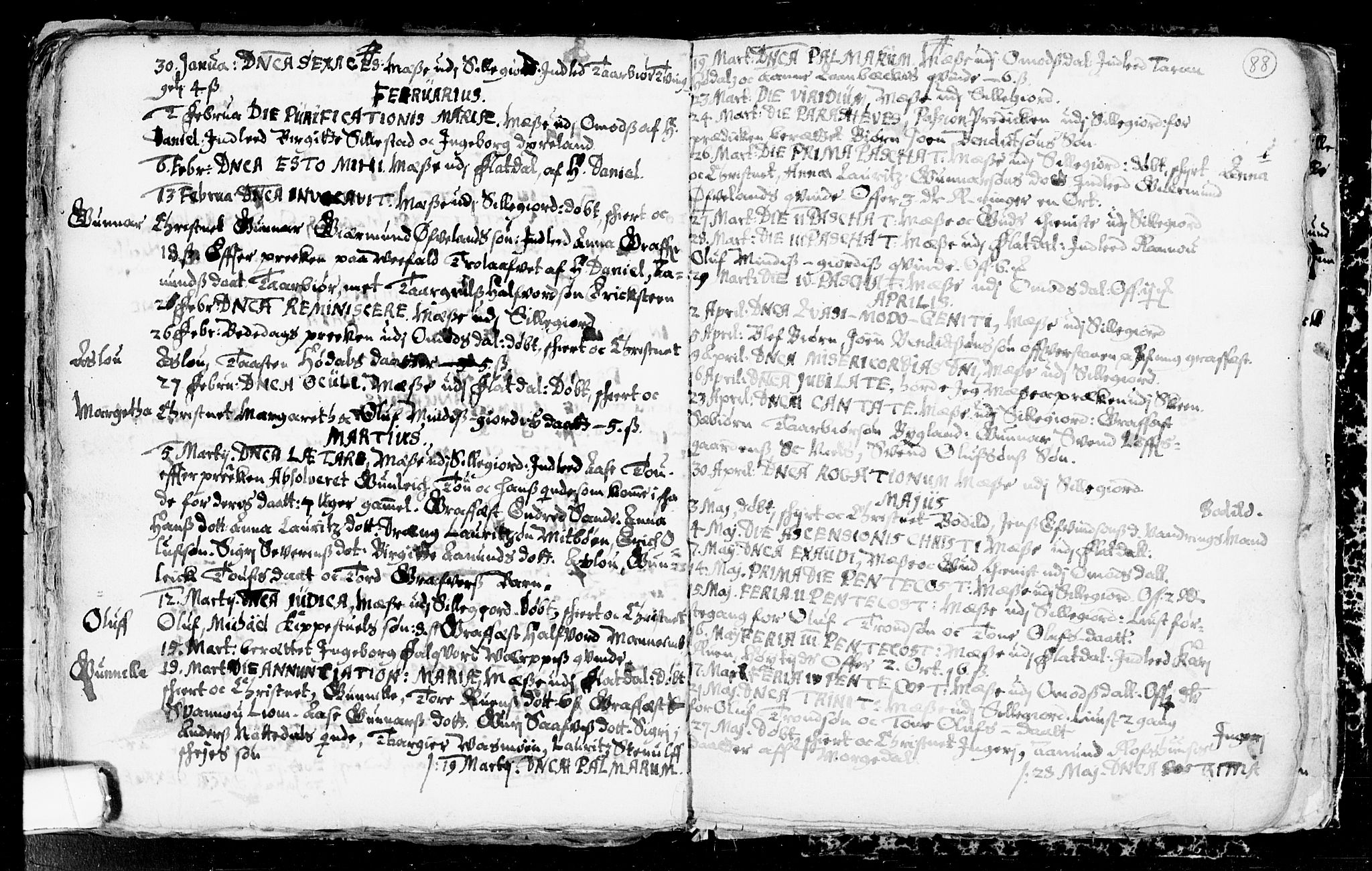 Seljord kirkebøker, SAKO/A-20/F/Fa/L0001: Parish register (official) no. I 1, 1654-1686, p. 88