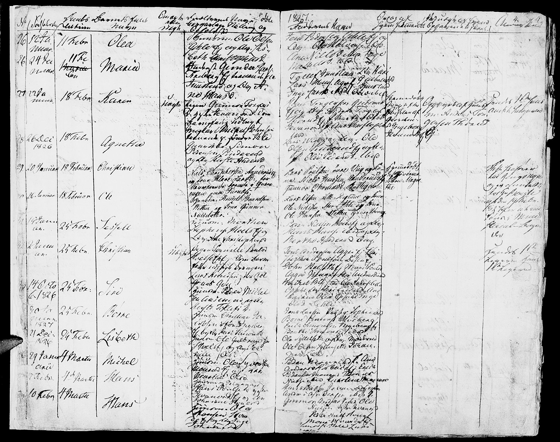 Vang prestekontor, Hedmark, AV/SAH-PREST-008/H/Ha/Haa/L0009: Parish register (official) no. 9, 1826-1841, p. 4