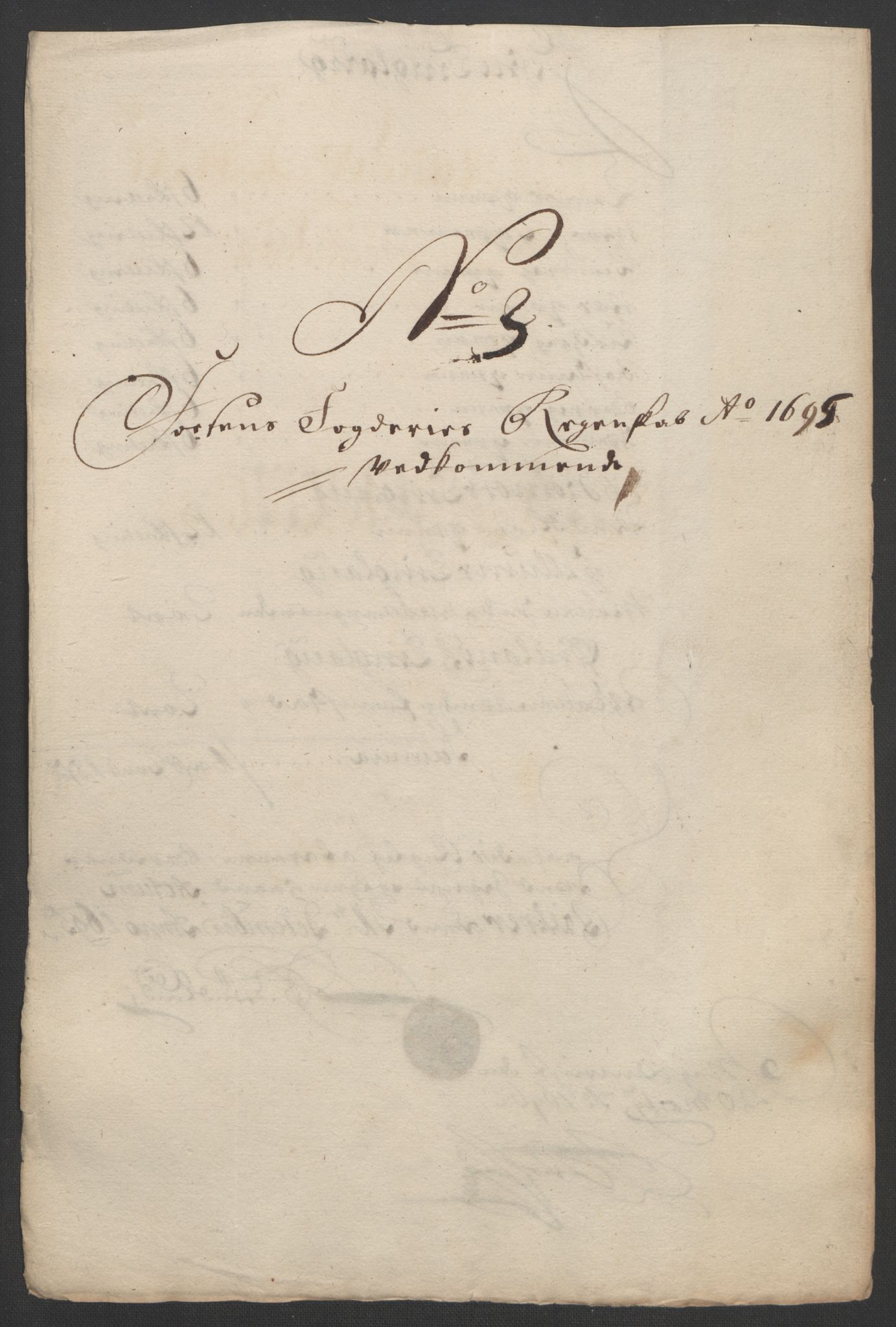 Rentekammeret inntil 1814, Reviderte regnskaper, Fogderegnskap, RA/EA-4092/R57/L3851: Fogderegnskap Fosen, 1695-1696, p. 80