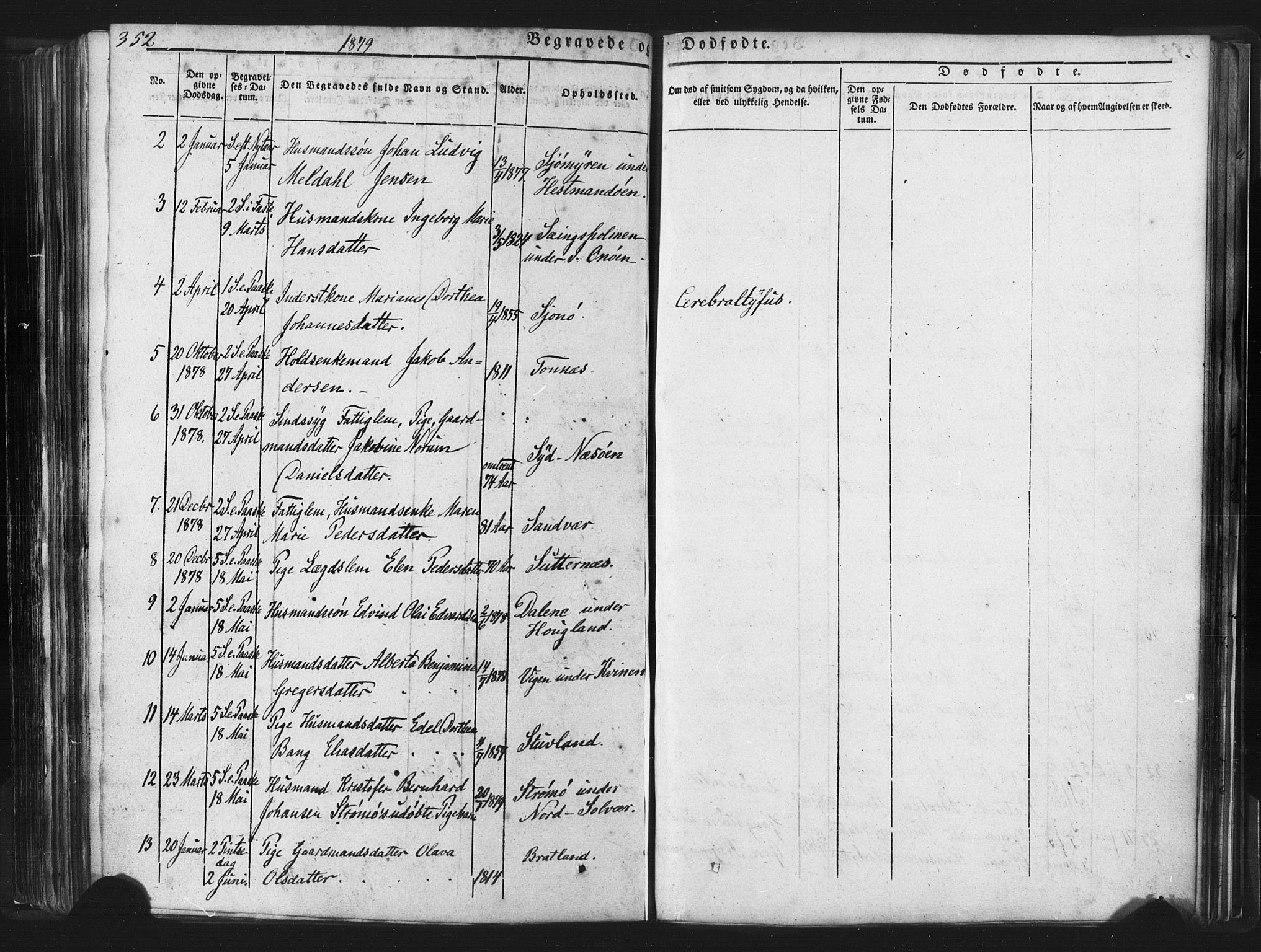 Ministerialprotokoller, klokkerbøker og fødselsregistre - Nordland, AV/SAT-A-1459/839/L0567: Parish register (official) no. 839A04, 1863-1879, p. 352