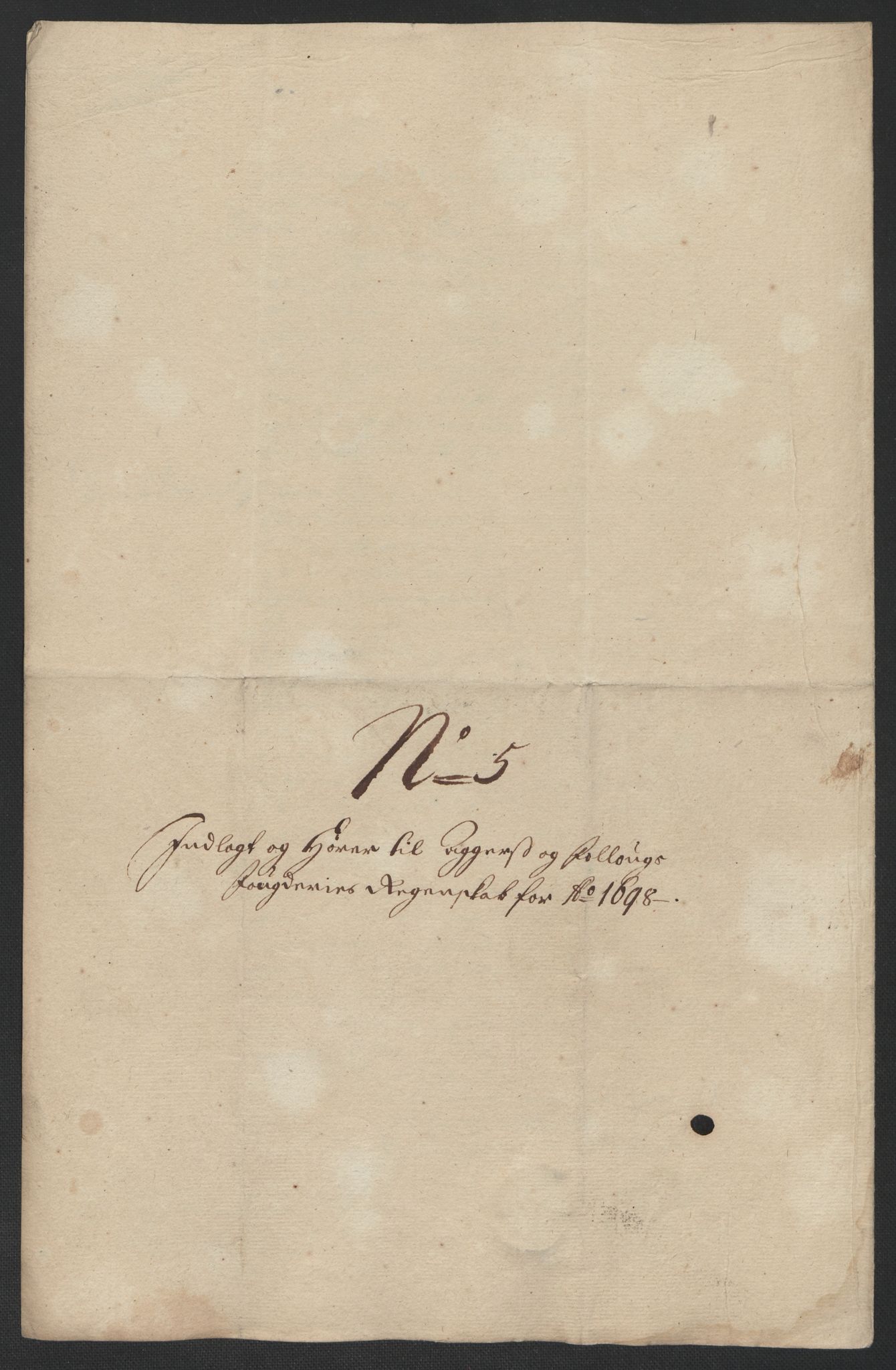 Rentekammeret inntil 1814, Reviderte regnskaper, Fogderegnskap, RA/EA-4092/R10/L0441: Fogderegnskap Aker og Follo, 1698, p. 129