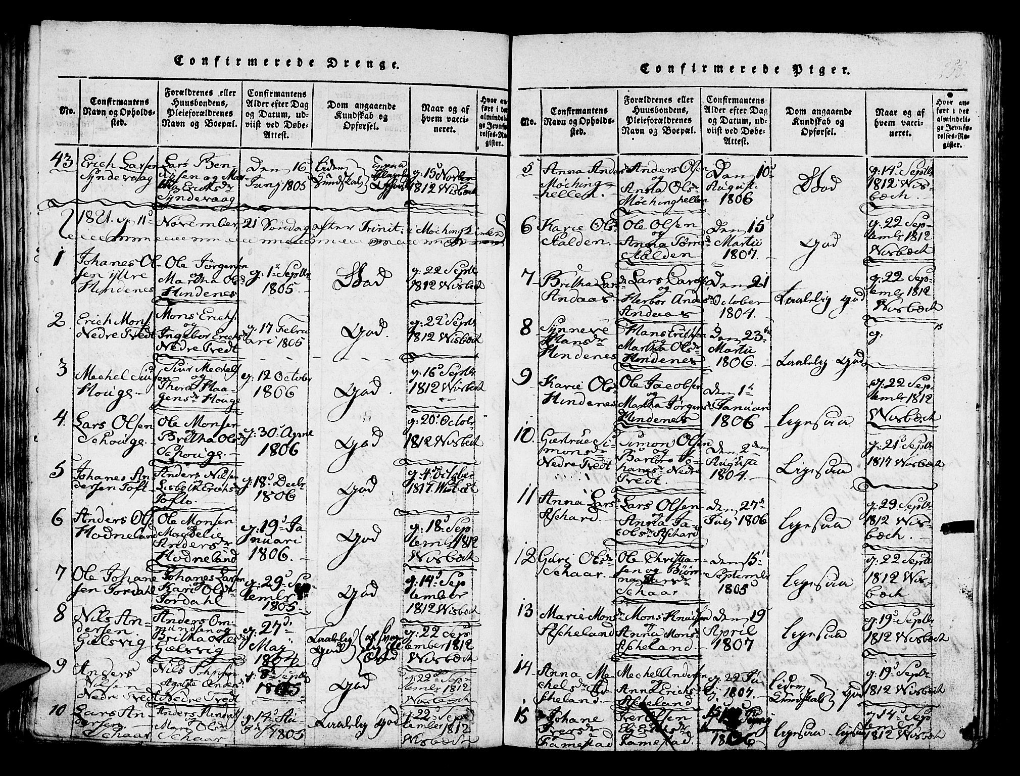 Lindås Sokneprestembete, AV/SAB-A-76701/H/Haa/Haaa/L0007: Parish register (official) no. A 7, 1816-1823, p. 258