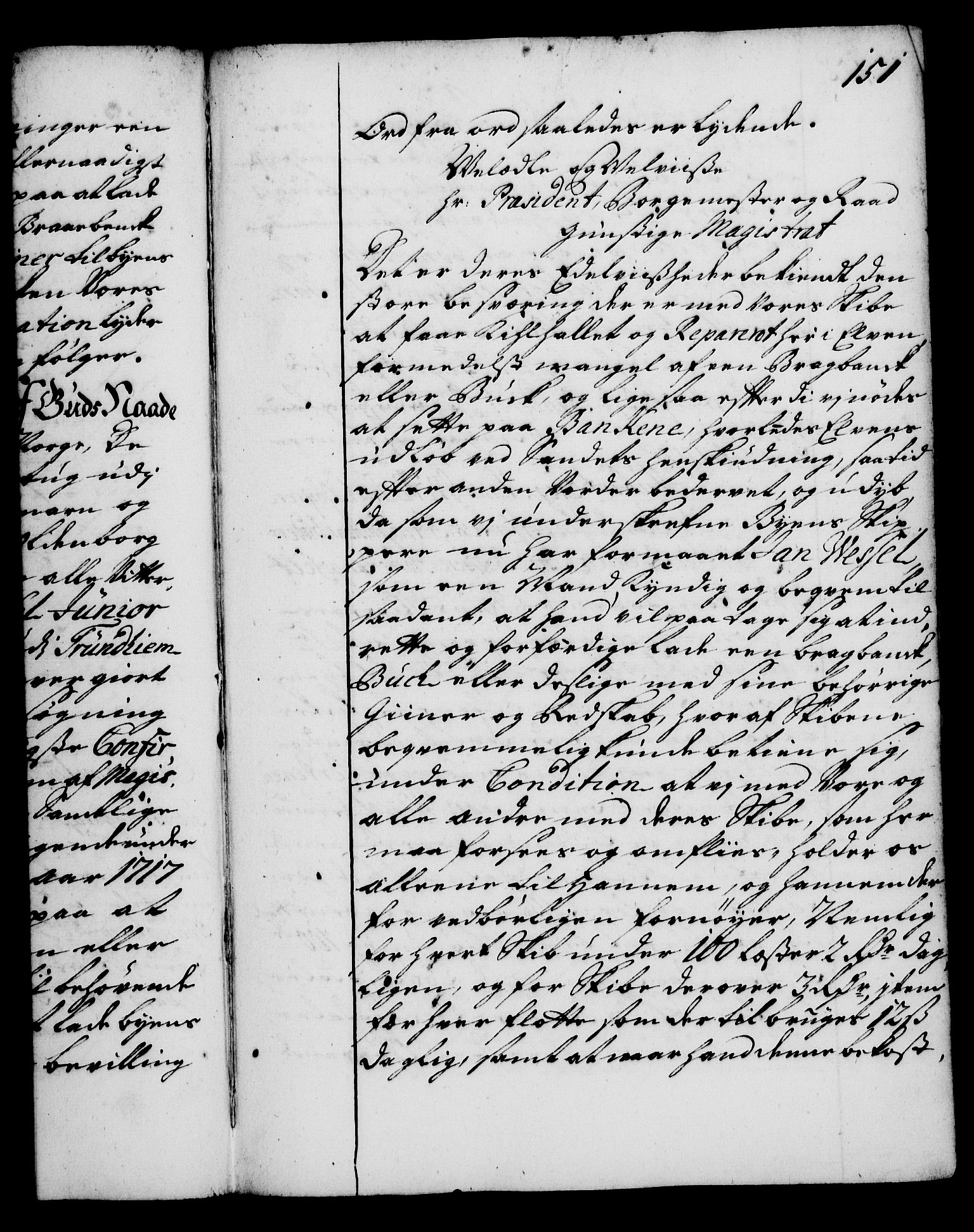 Rentekammeret, Kammerkanselliet, AV/RA-EA-3111/G/Gg/Gga/L0002: Norsk ekspedisjonsprotokoll med register (merket RK 53.2), 1723-1727, p. 151