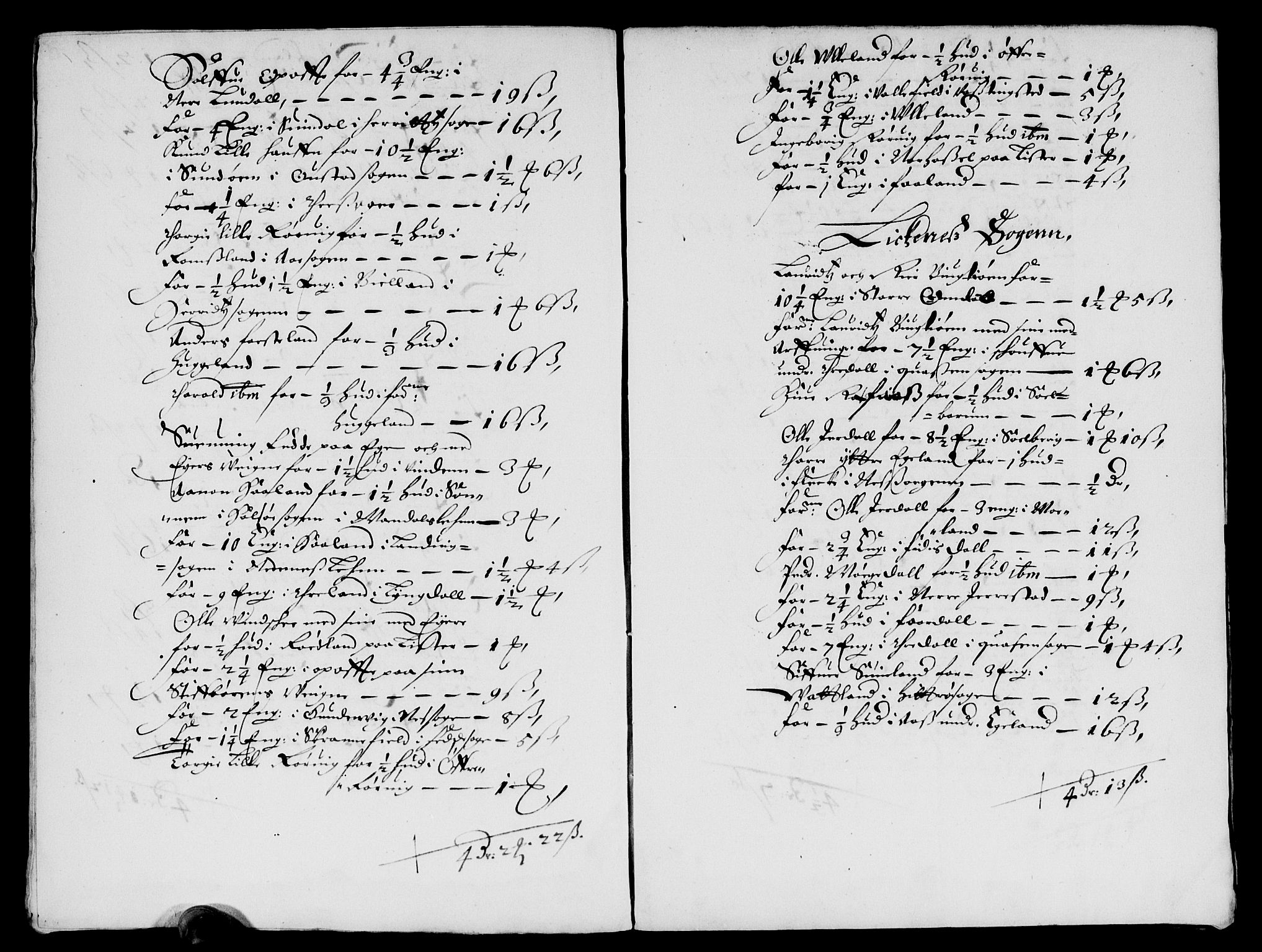 Rentekammeret inntil 1814, Reviderte regnskaper, Lensregnskaper, RA/EA-5023/R/Rb/Rbr/L0023: Lista len, 1660-1661