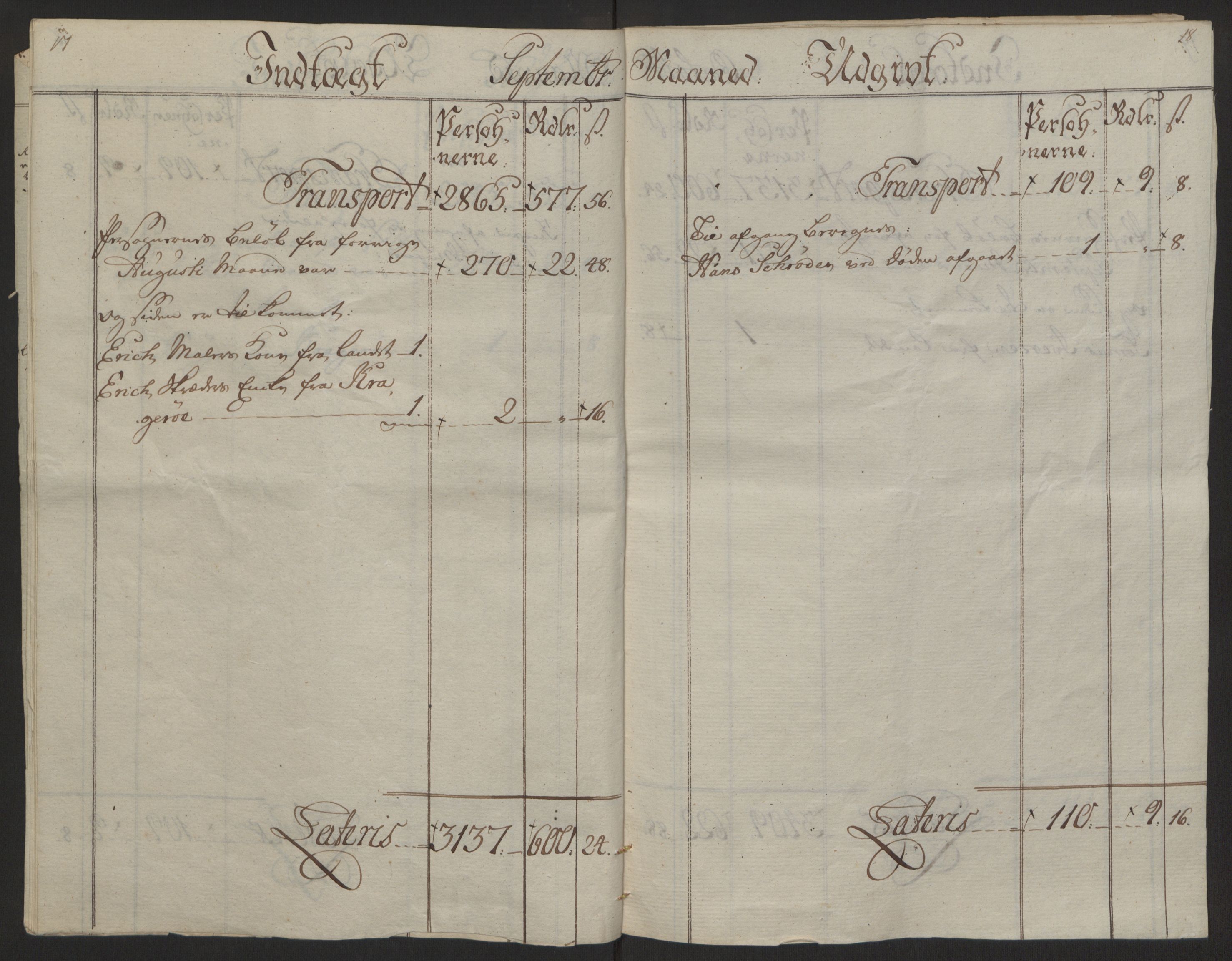 Rentekammeret inntil 1814, Reviderte regnskaper, Byregnskaper, AV/RA-EA-4066/R/Rb/L0029/0001: [B3] Kontribusjonsregnskap / Ekstraskatt, 1762-1772, p. 147